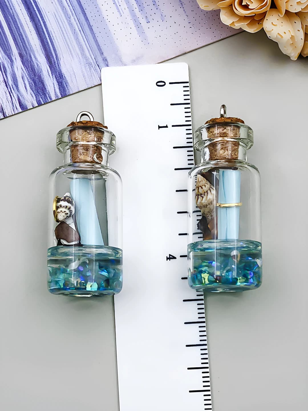Teal clear, 41x16x16mm
