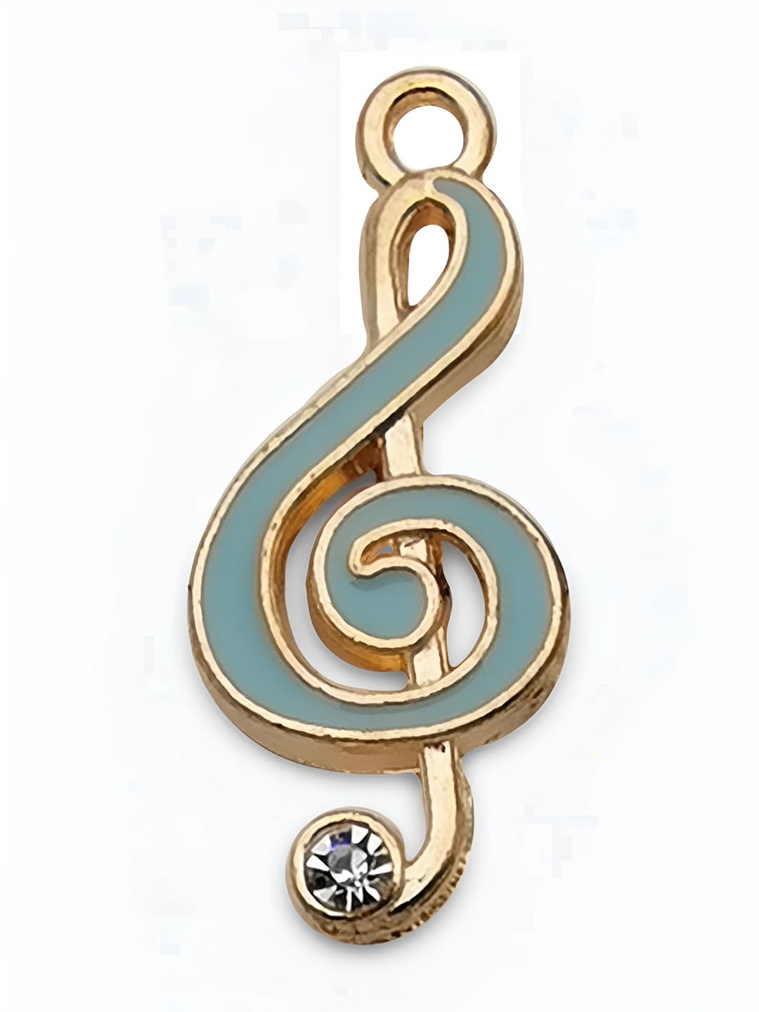 1 dona ko'k musiqiy belgi 9x21mm