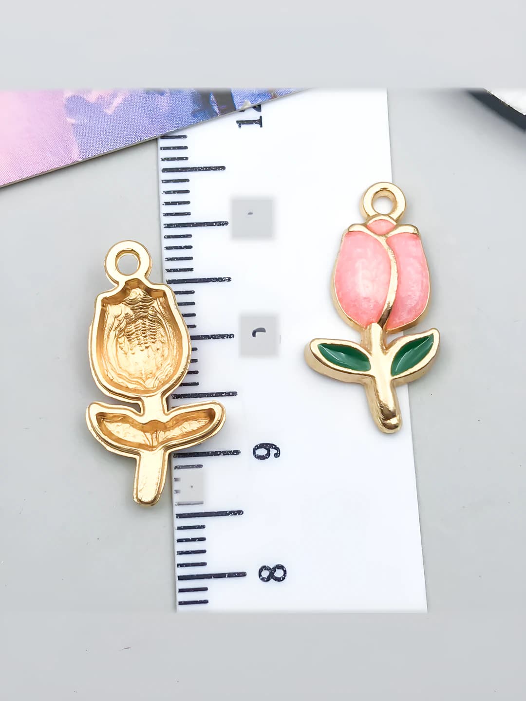 Pushti, oltinli, 22x11x3 mm, 0.9 g