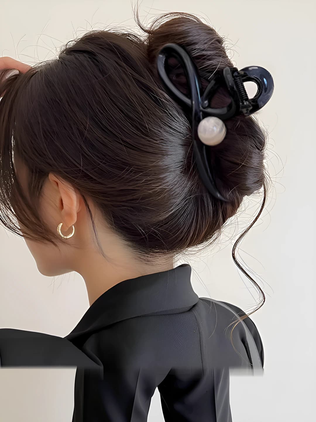 Glossy black, 13 cm