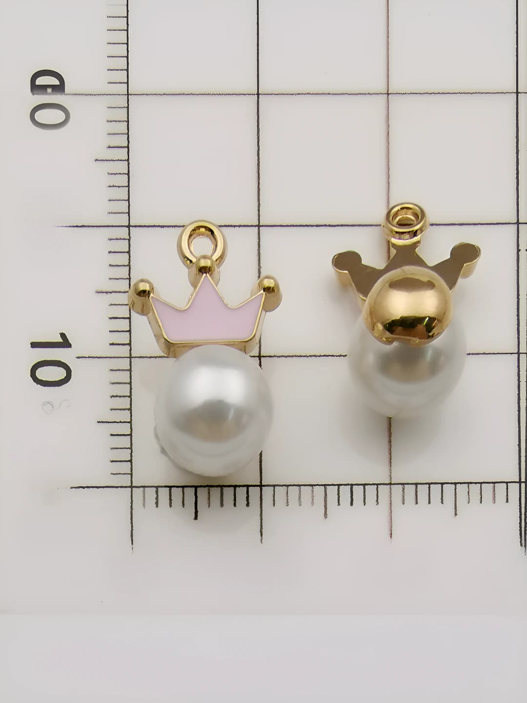 1 pc pink crown 9x18-1.1g-10977