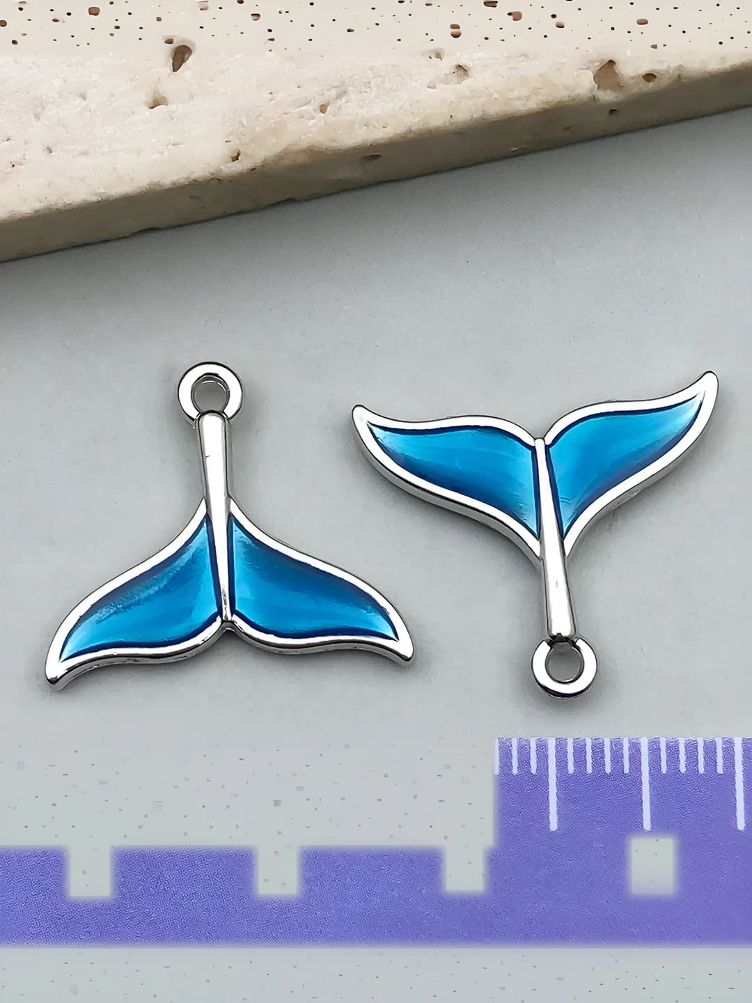Синий хвост русалки, 20x17mm, 0.8g