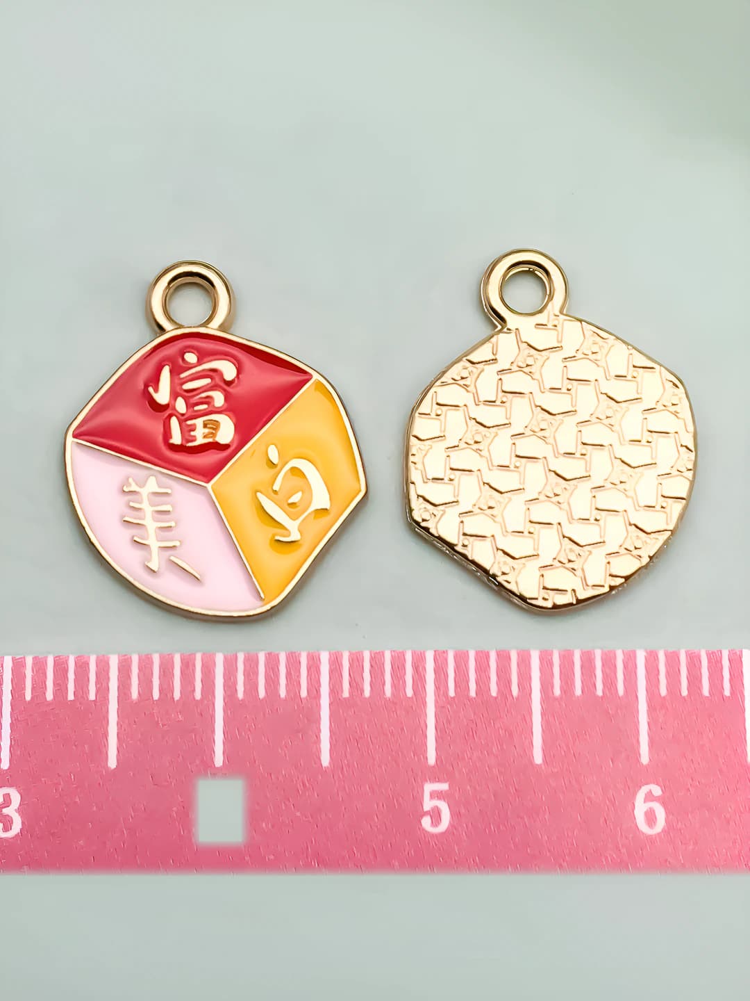 Трёхцветный 14x18mm-1g-21441