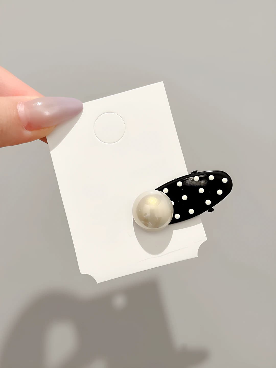 1# Точечный жемчужный зажим ~4cm