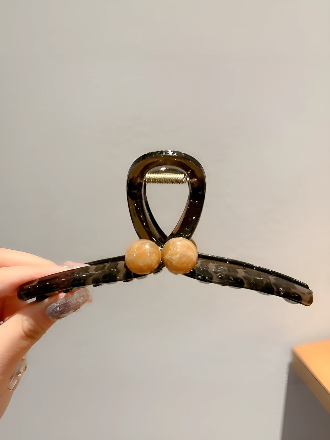 8# Amber rangli yorqin marvarid qisqich 15cm