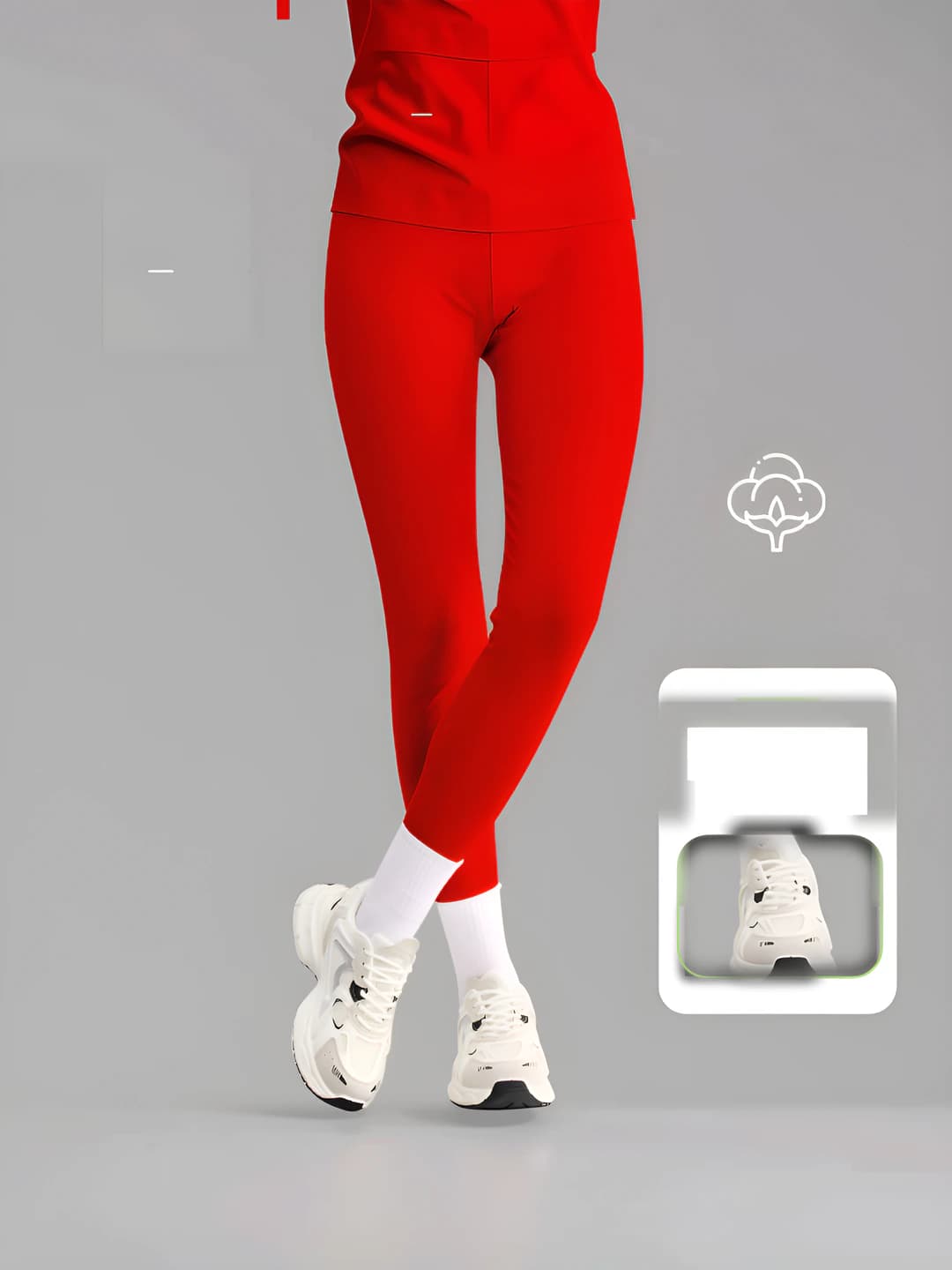 Women's pants, Chinese red