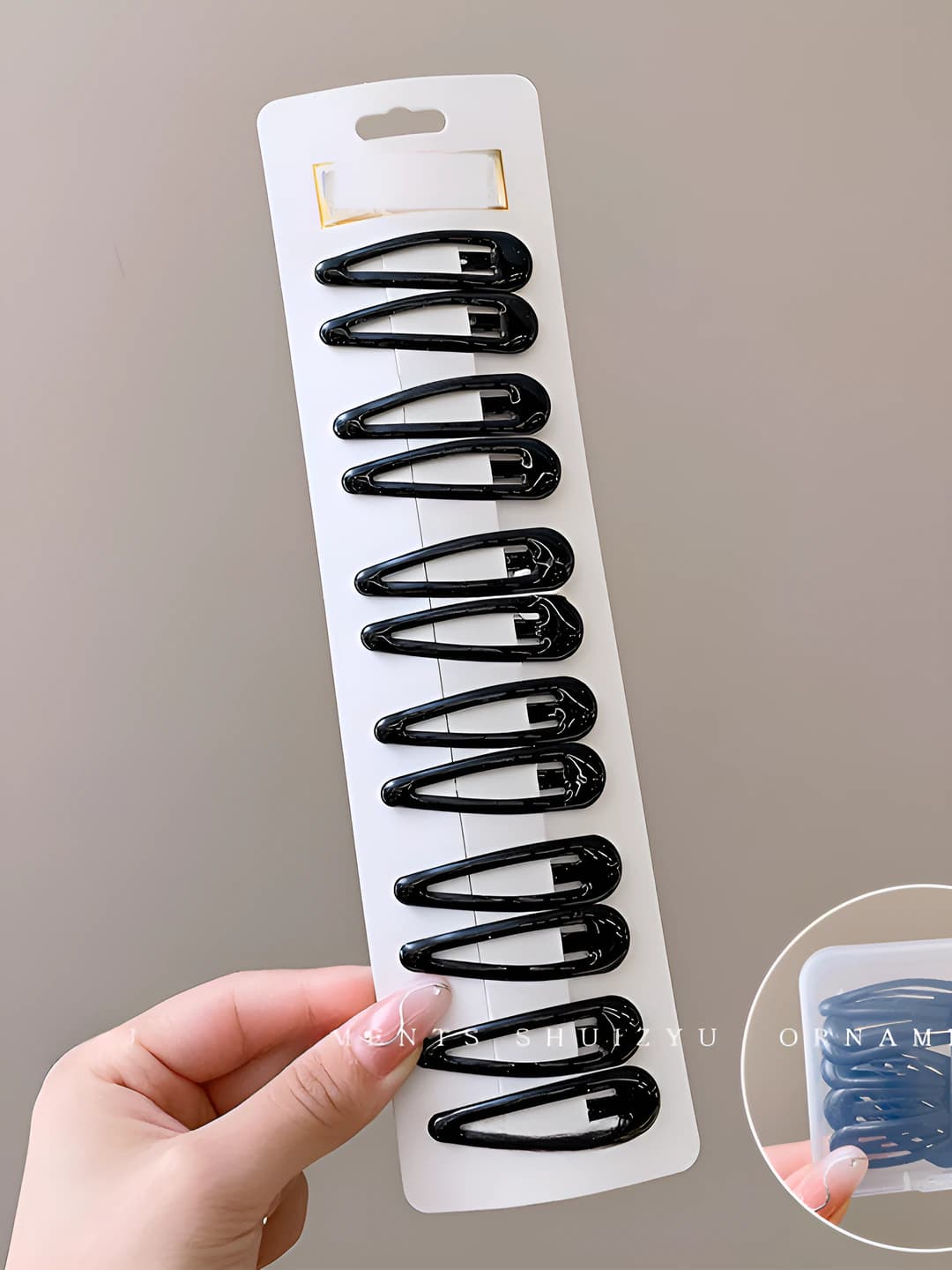 8# Black, 12 pcs, box, 4.9 cm