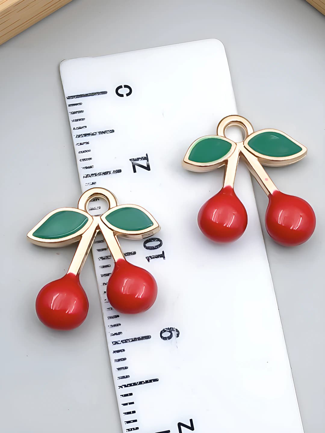1 шт красный эпоксид вишня 14x16mm-1.7g-10973