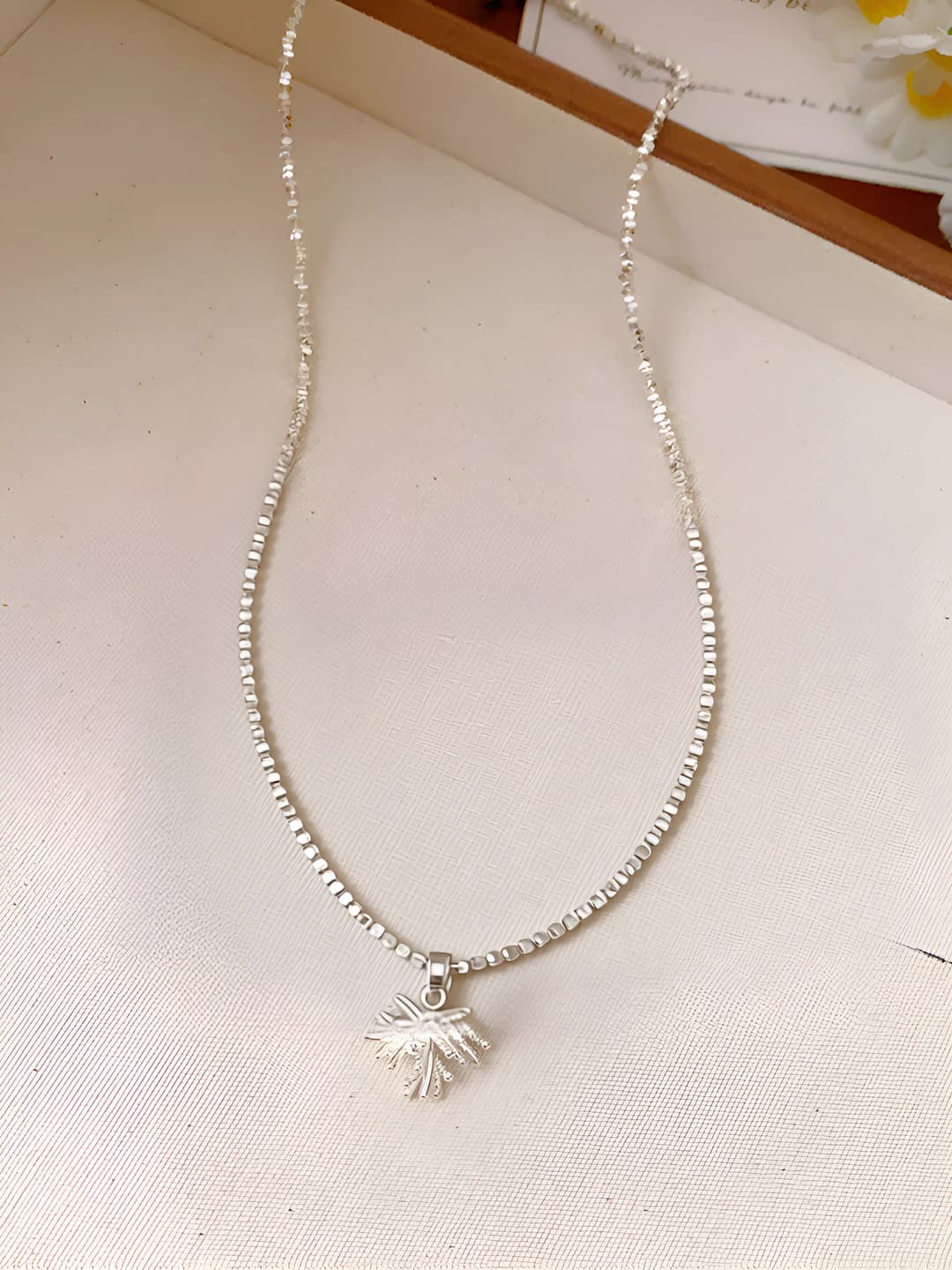 49# Necklace - Silver - Purple