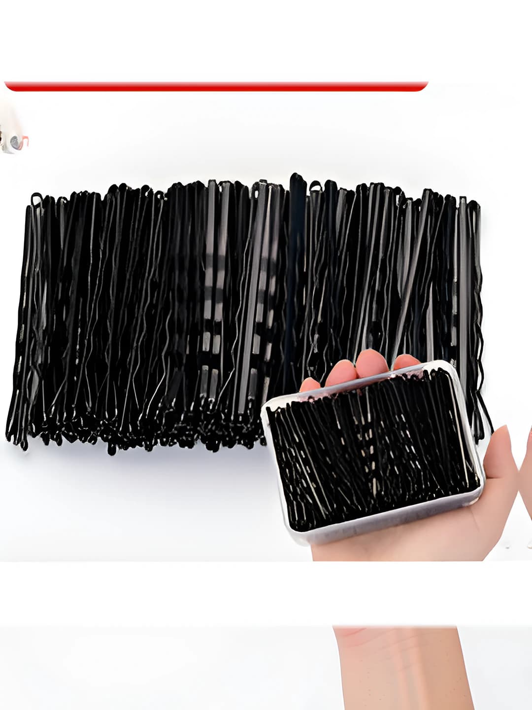 7# 6cm 50 pcs wavy clip (box)