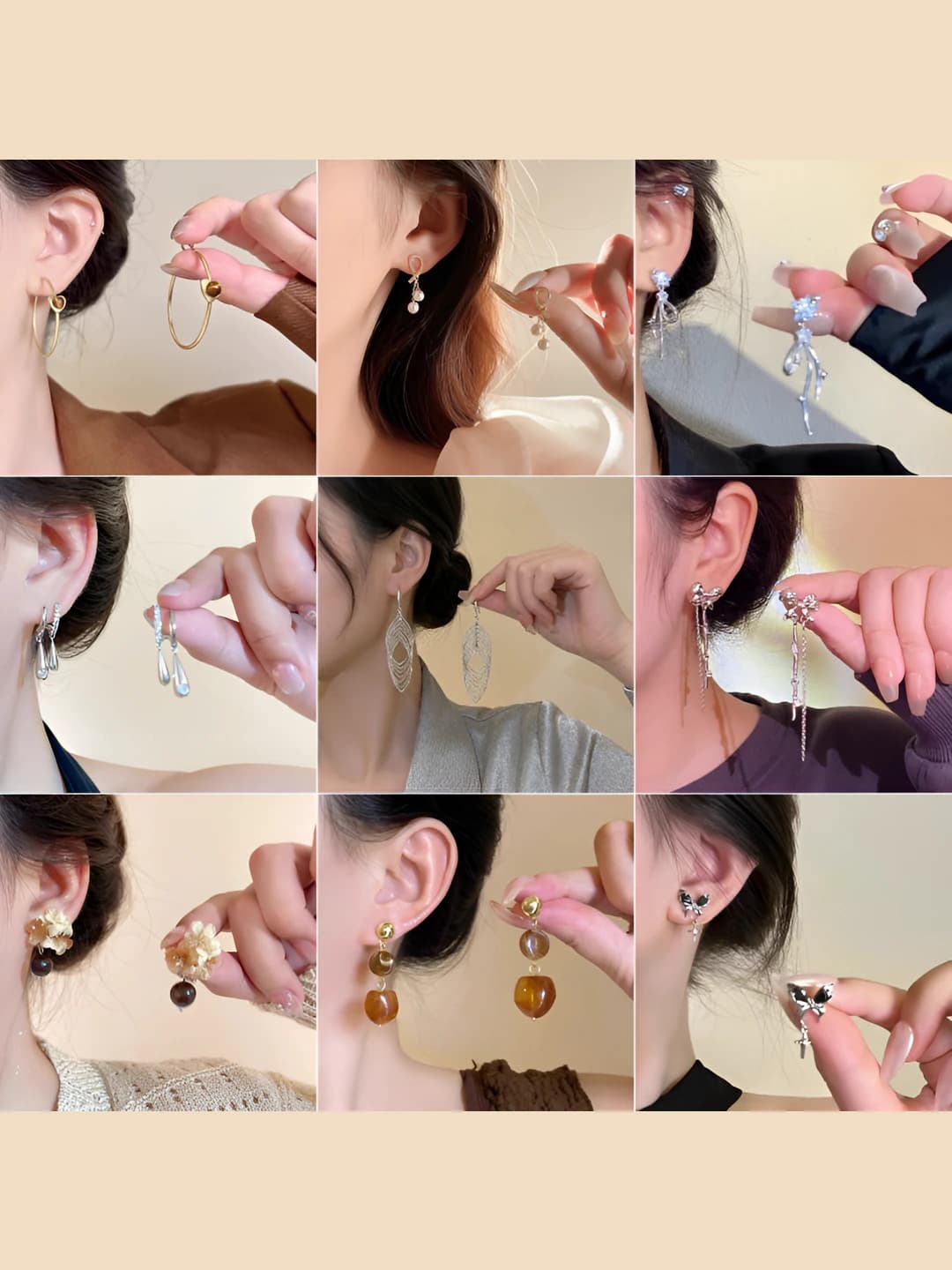 Women's earrings: ins style, pearl, butterfly, light luxury, high-end, Korean style, design