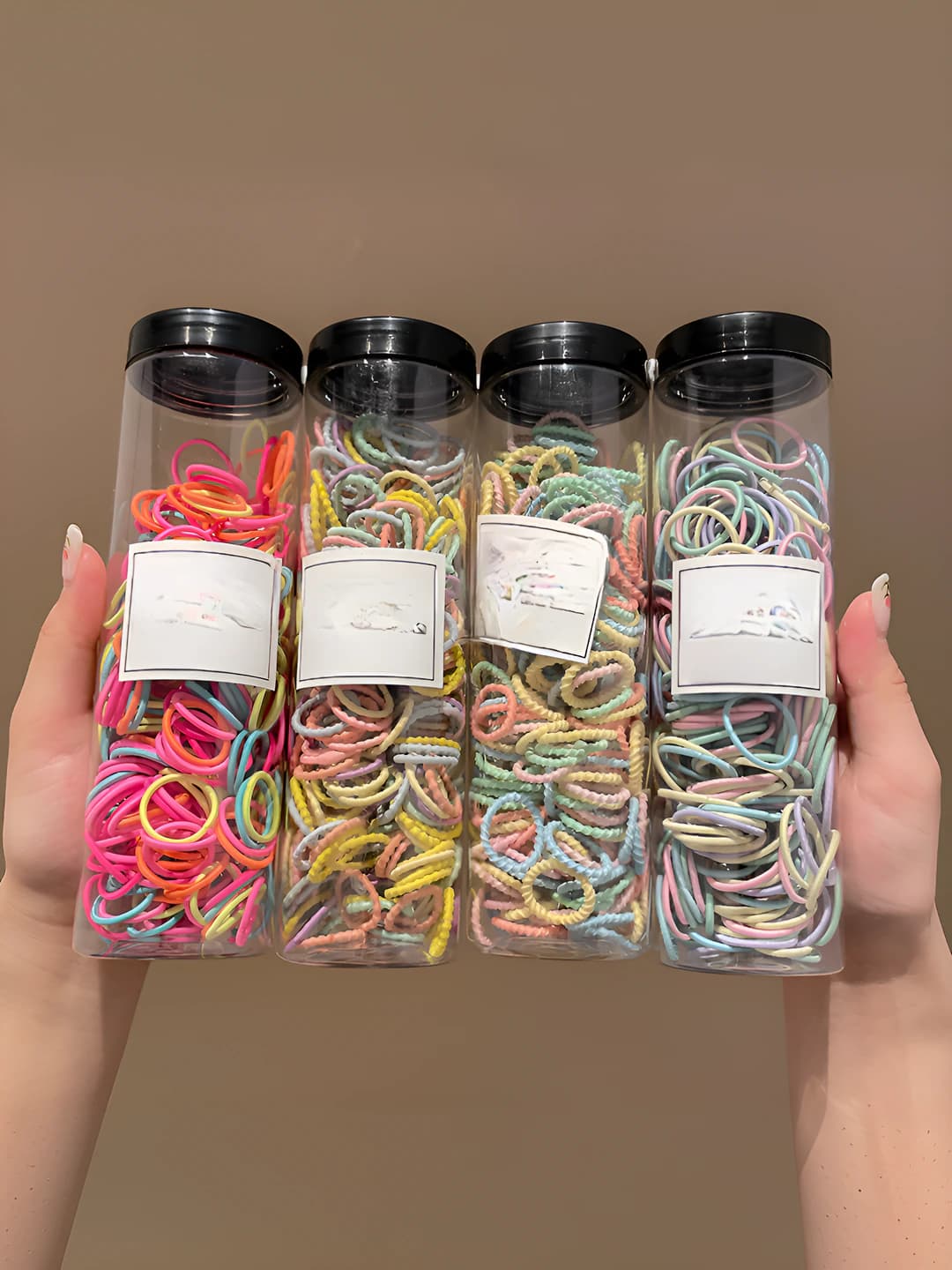 Women's hair ties: Korean style, floral, high stretch, non-damaging, for kids