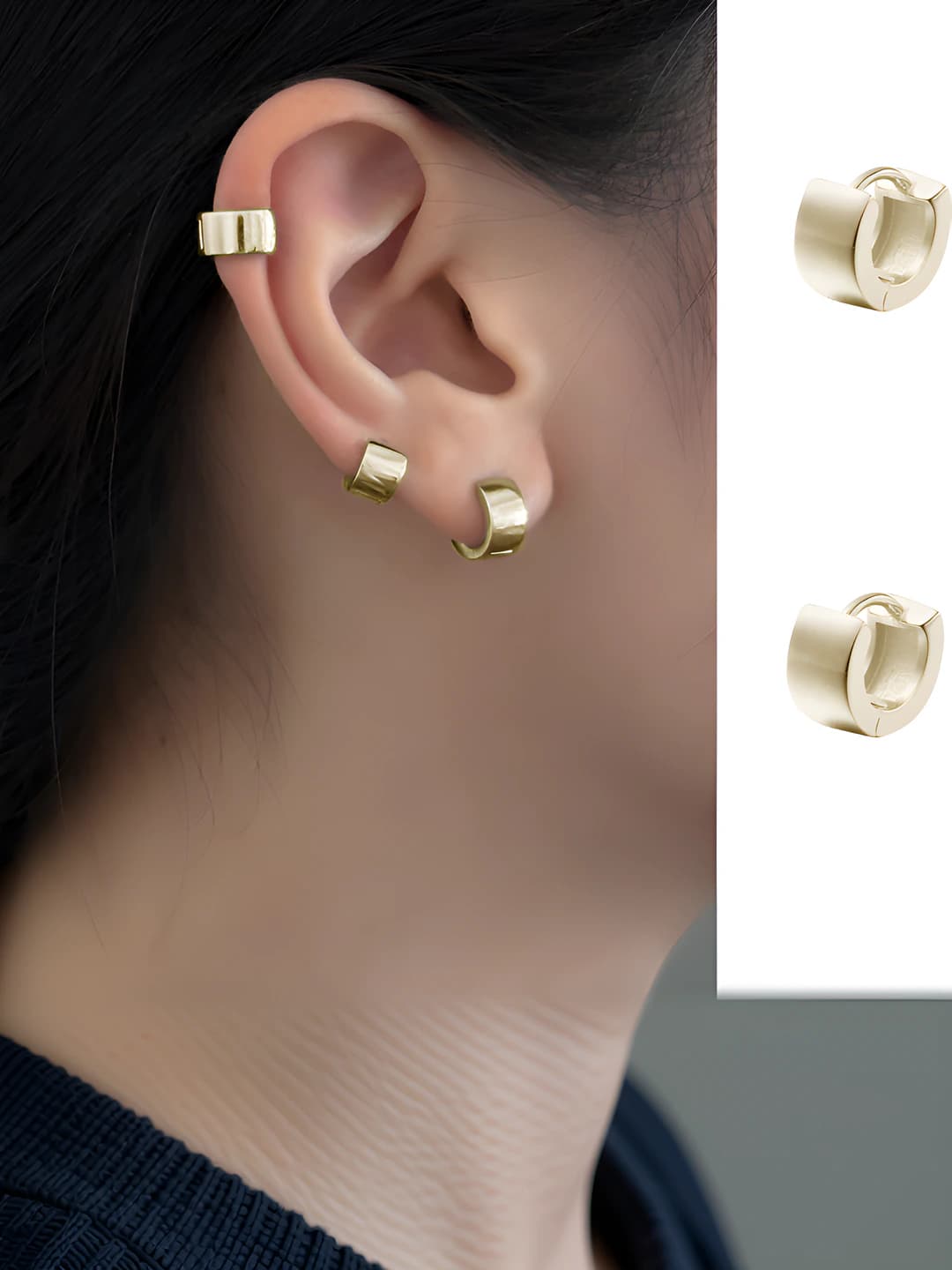 Gold 12mm pair 0225