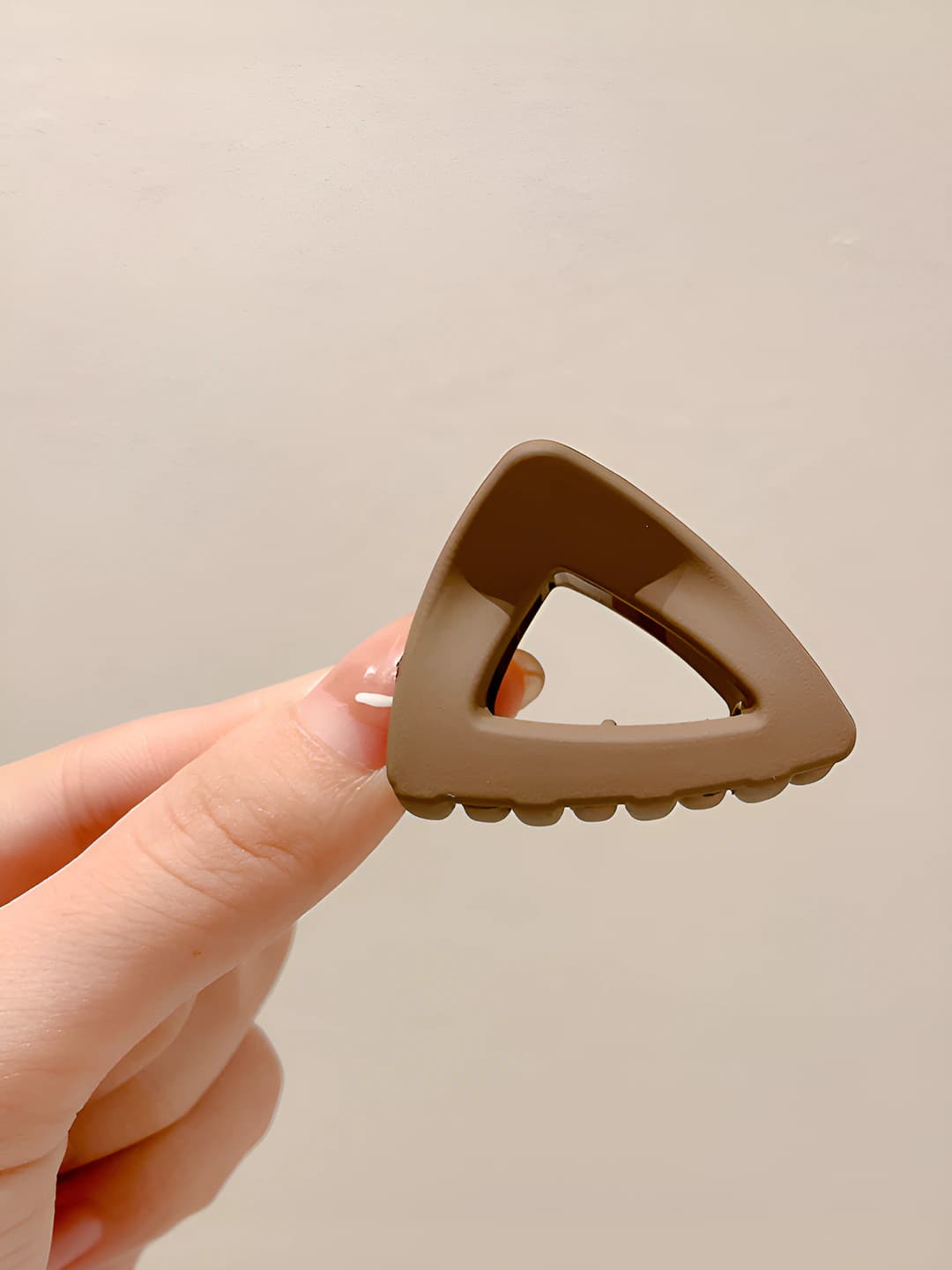 9# Light coffee triangle