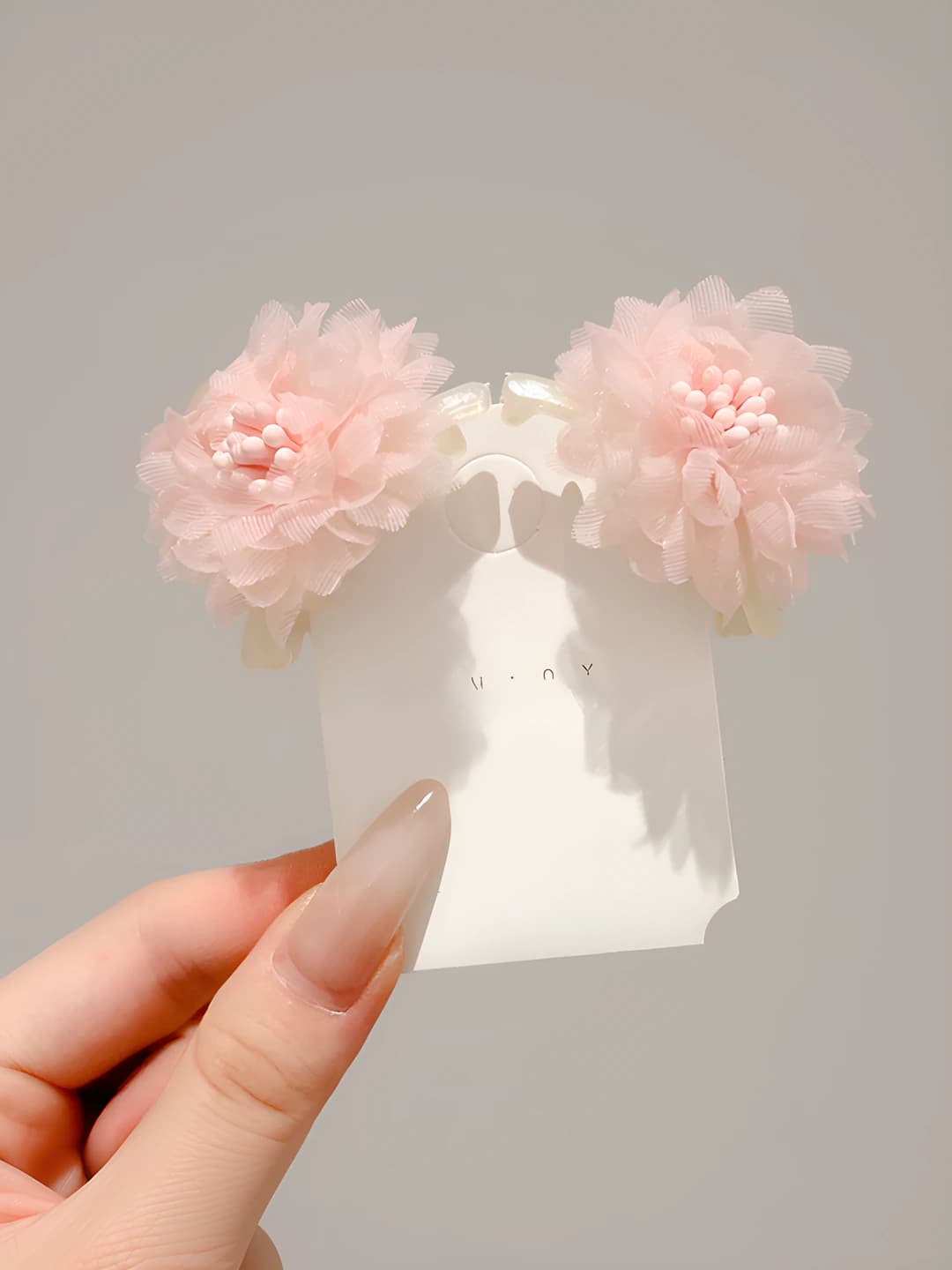 2# Pink pair clip (base ~4.5 cm)