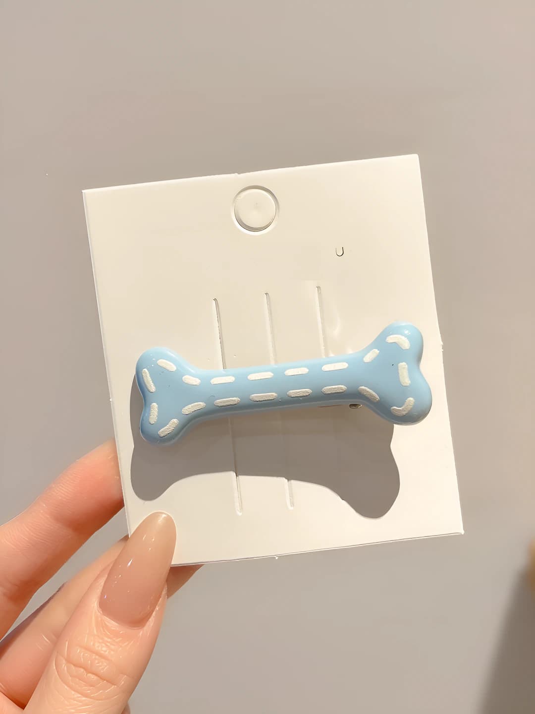 1# Moviy suyak soch qisqich ~5.5 sm