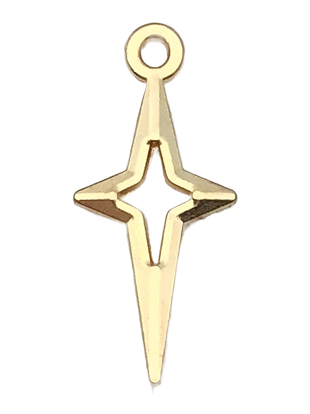 1 pc small cross 4 stars 10x23mm-0.5g-20872
