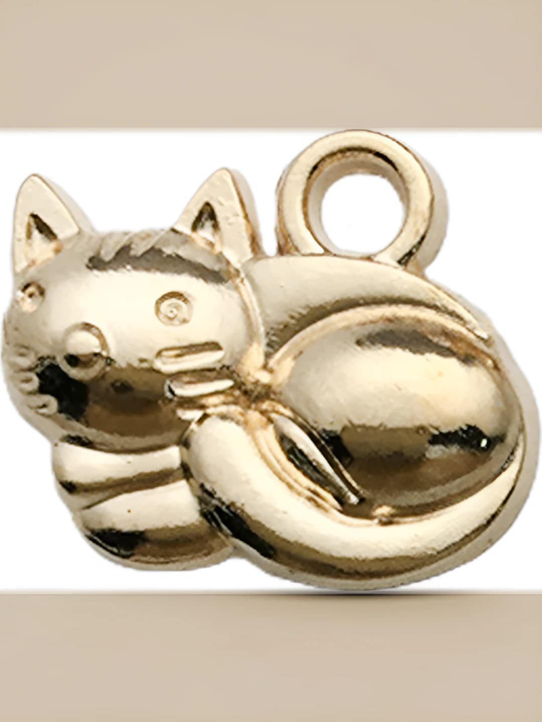 1 шт свернувшийся кот 15.5x12.5mm 0.7g