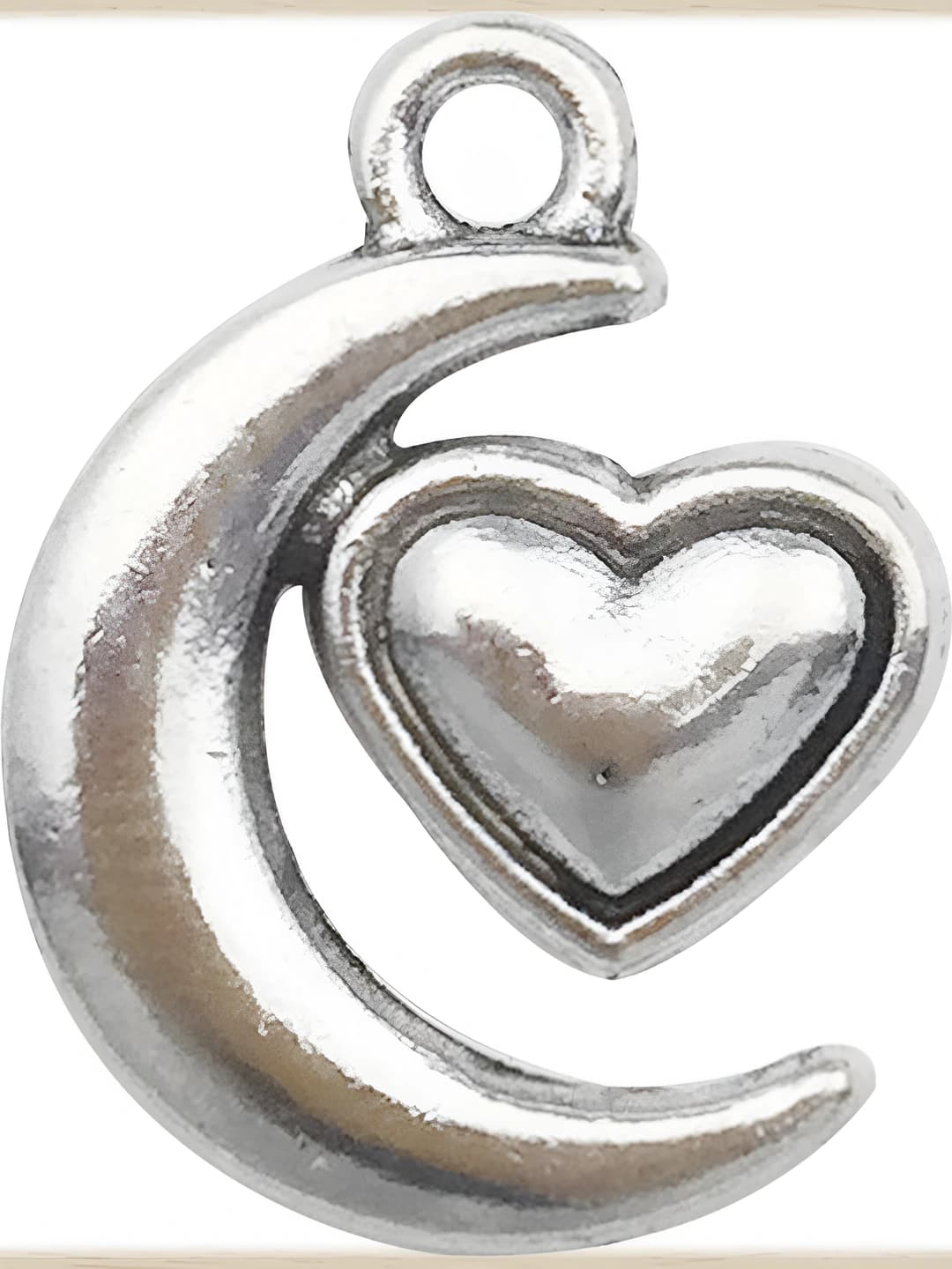 1 шт луна с милым сердцем 13x18mm-1.4g