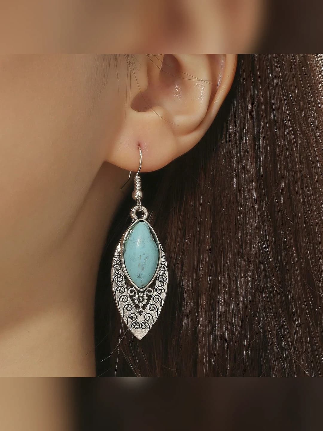 Turquoise water drop