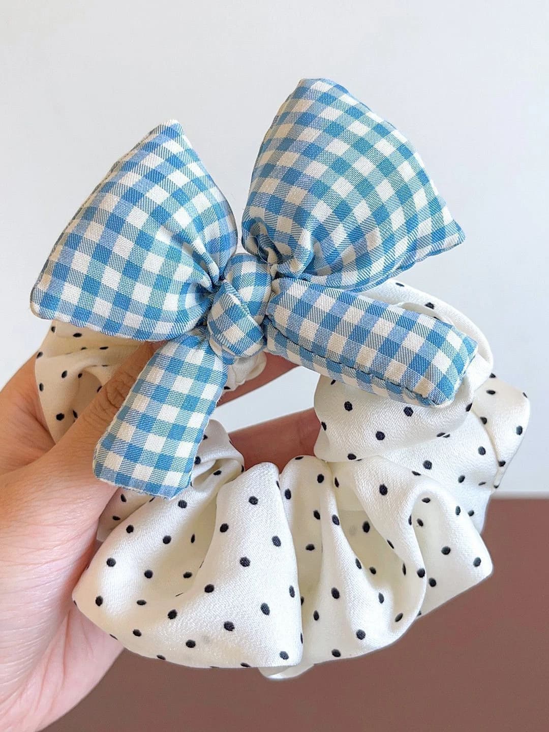 2# Синий клетчатый точки ~12cm