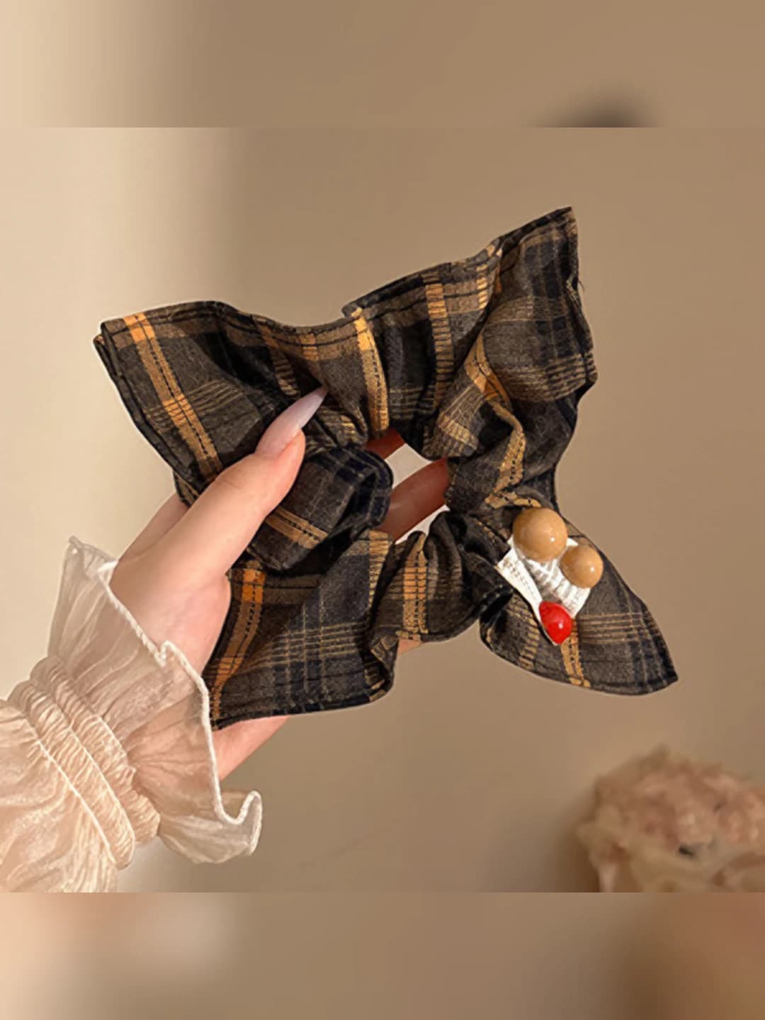 1# Coffee plaid 22 cm