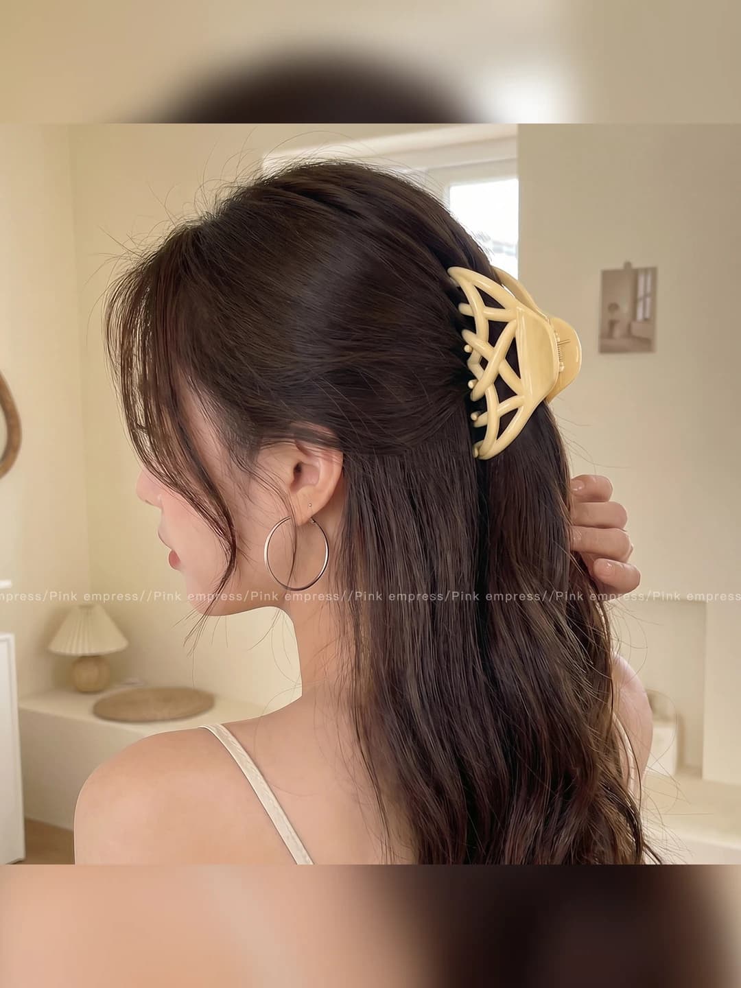 1# Milk yellow mesh ~10.5 cm