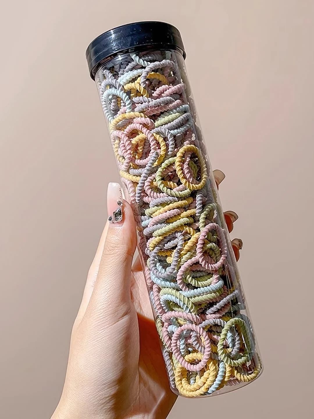 2# Multicolour ribbed rings 300 pcs