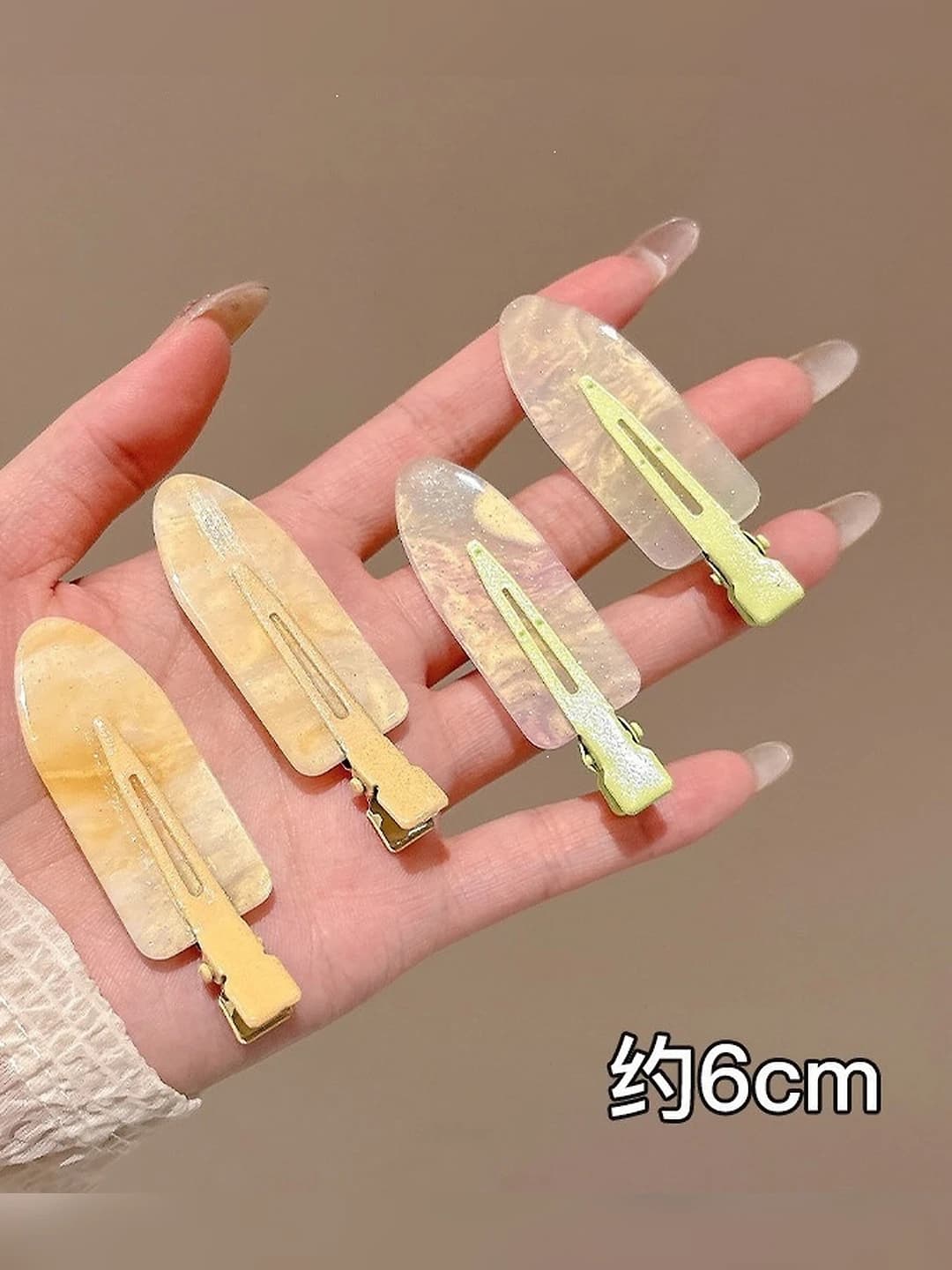 Fruit green, yellow, 4 pcs