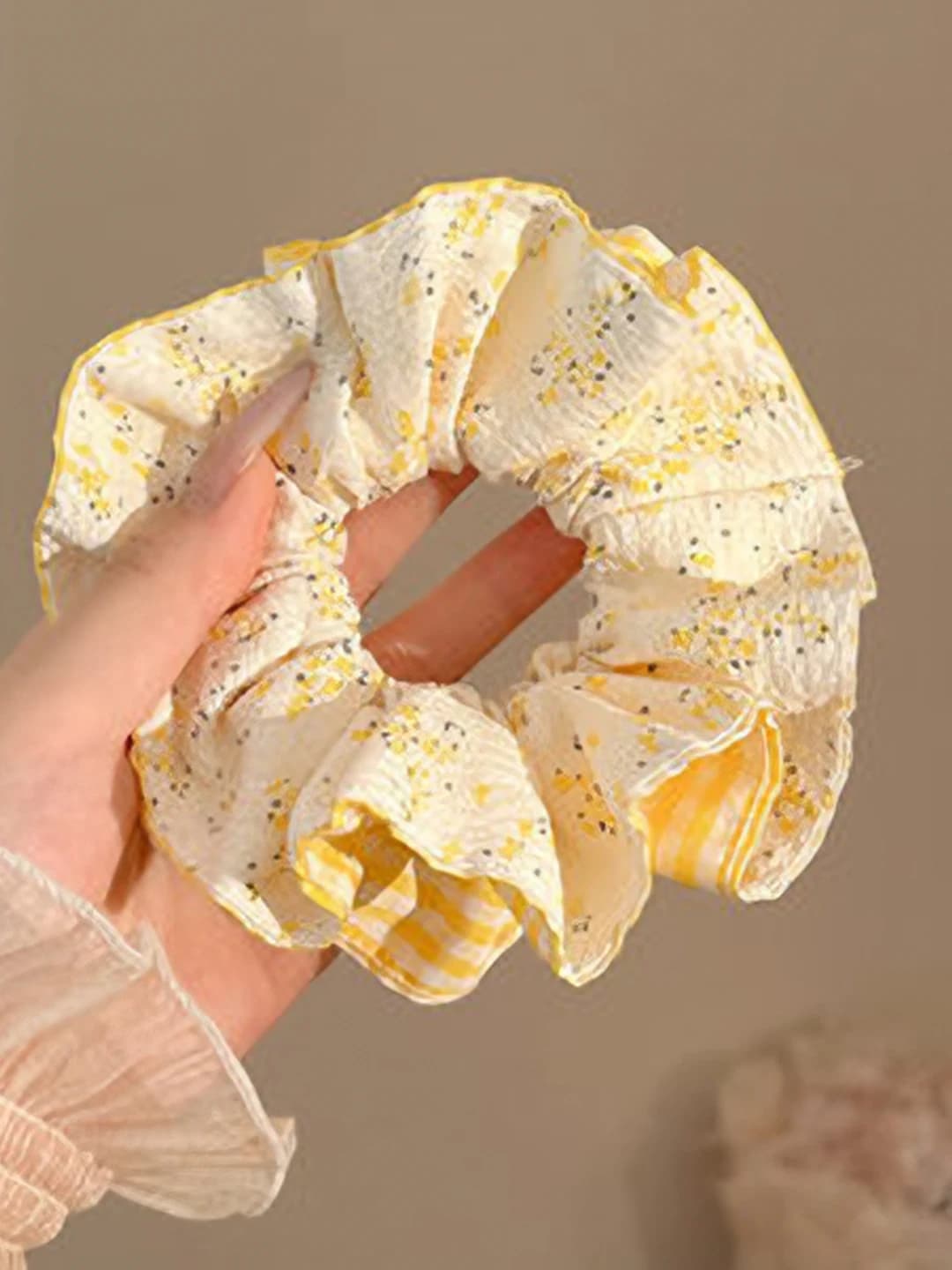 4# Yellow floral small waist ~13 cm