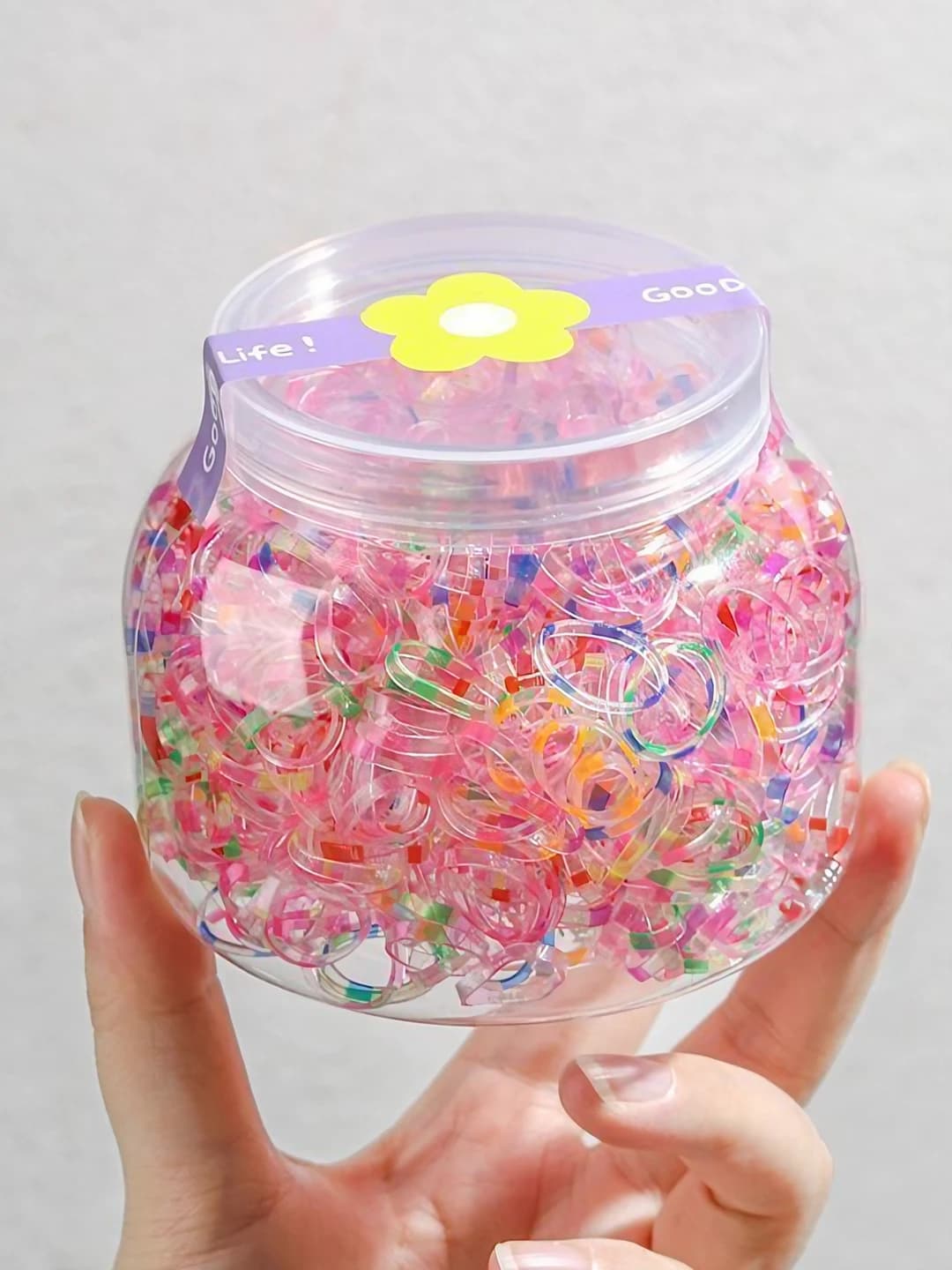 4# Clear multicolour, 1000 pcs, jar