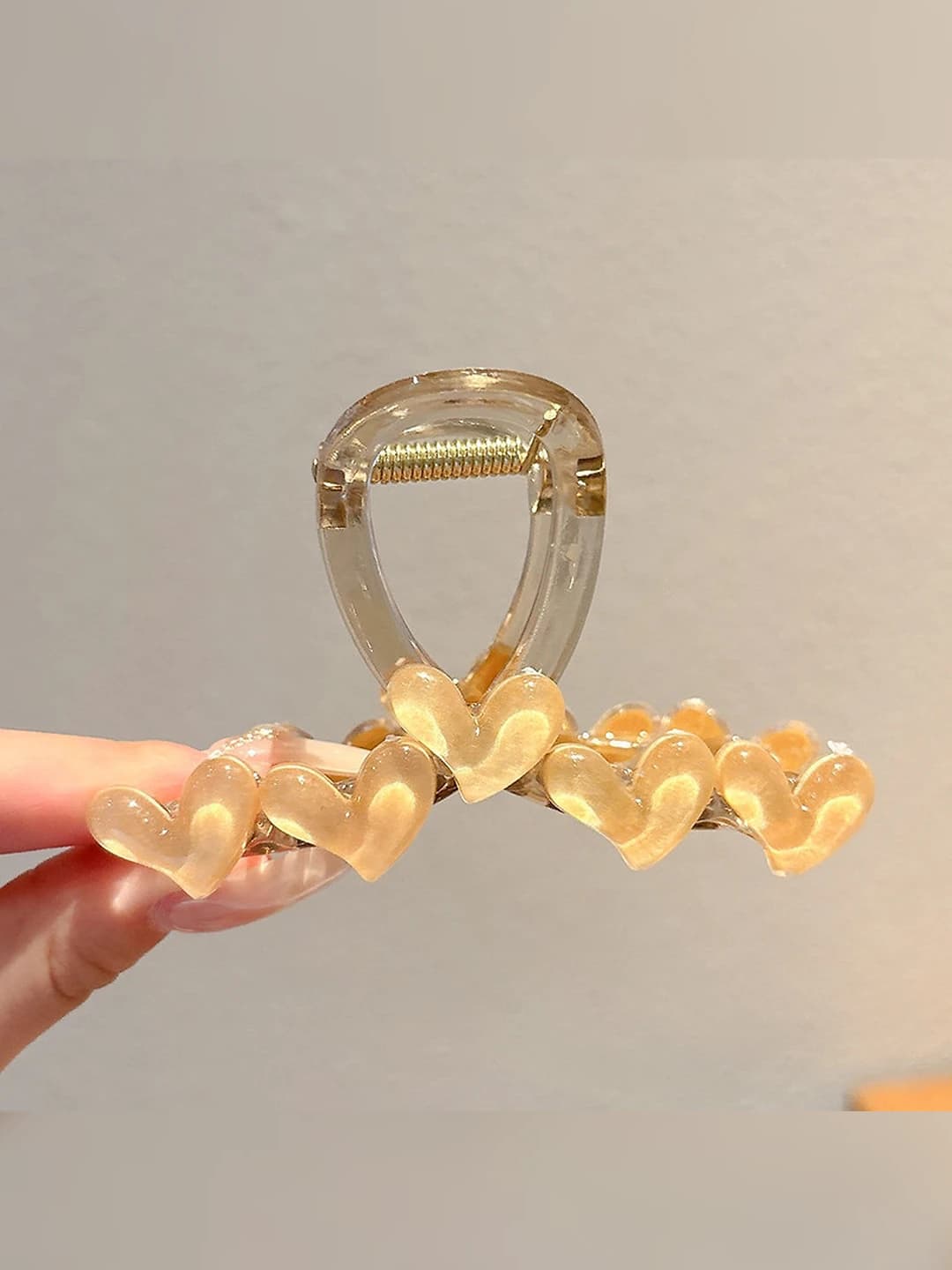 Кофейный, сердце, 8 см