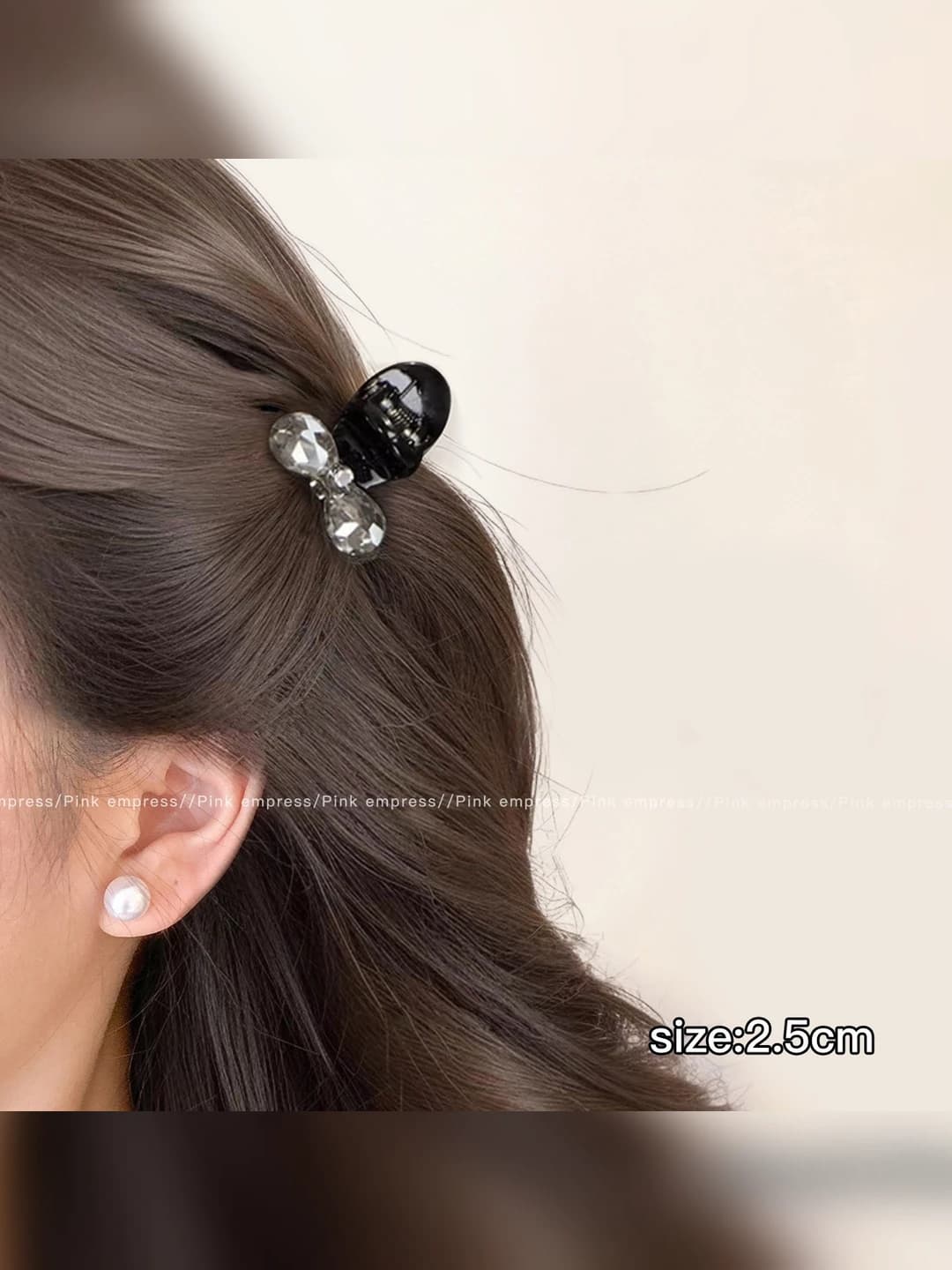 Qora, 1 dona, 2.5 sm