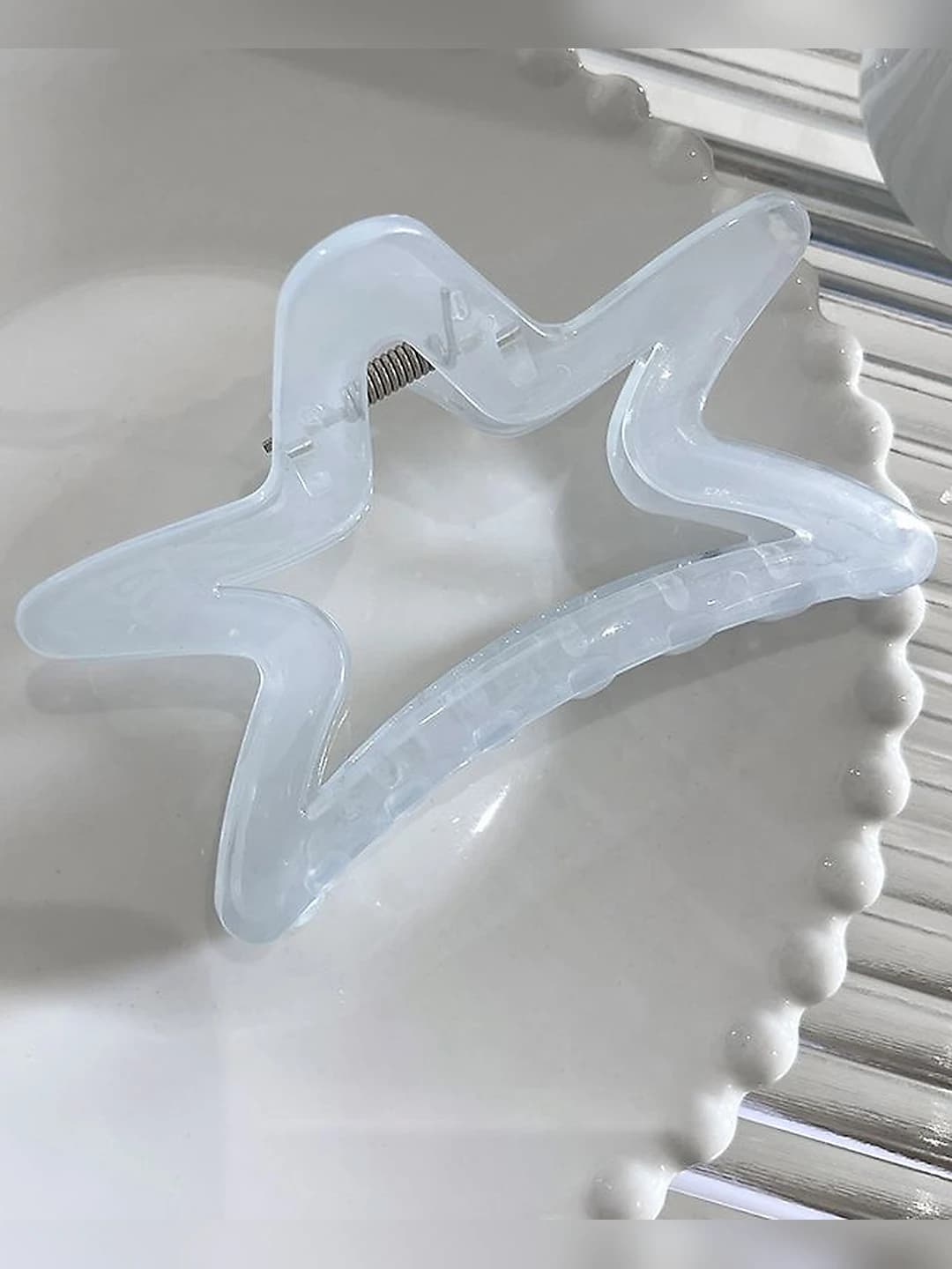1# Dark blue star clip, 10 cm