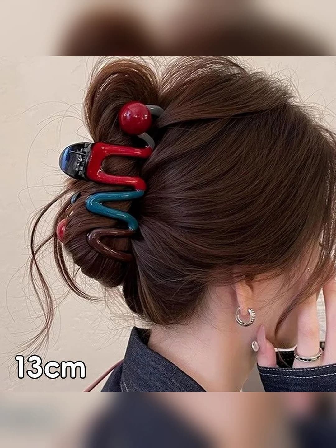 4# Красный жемчуг контраст 13 см