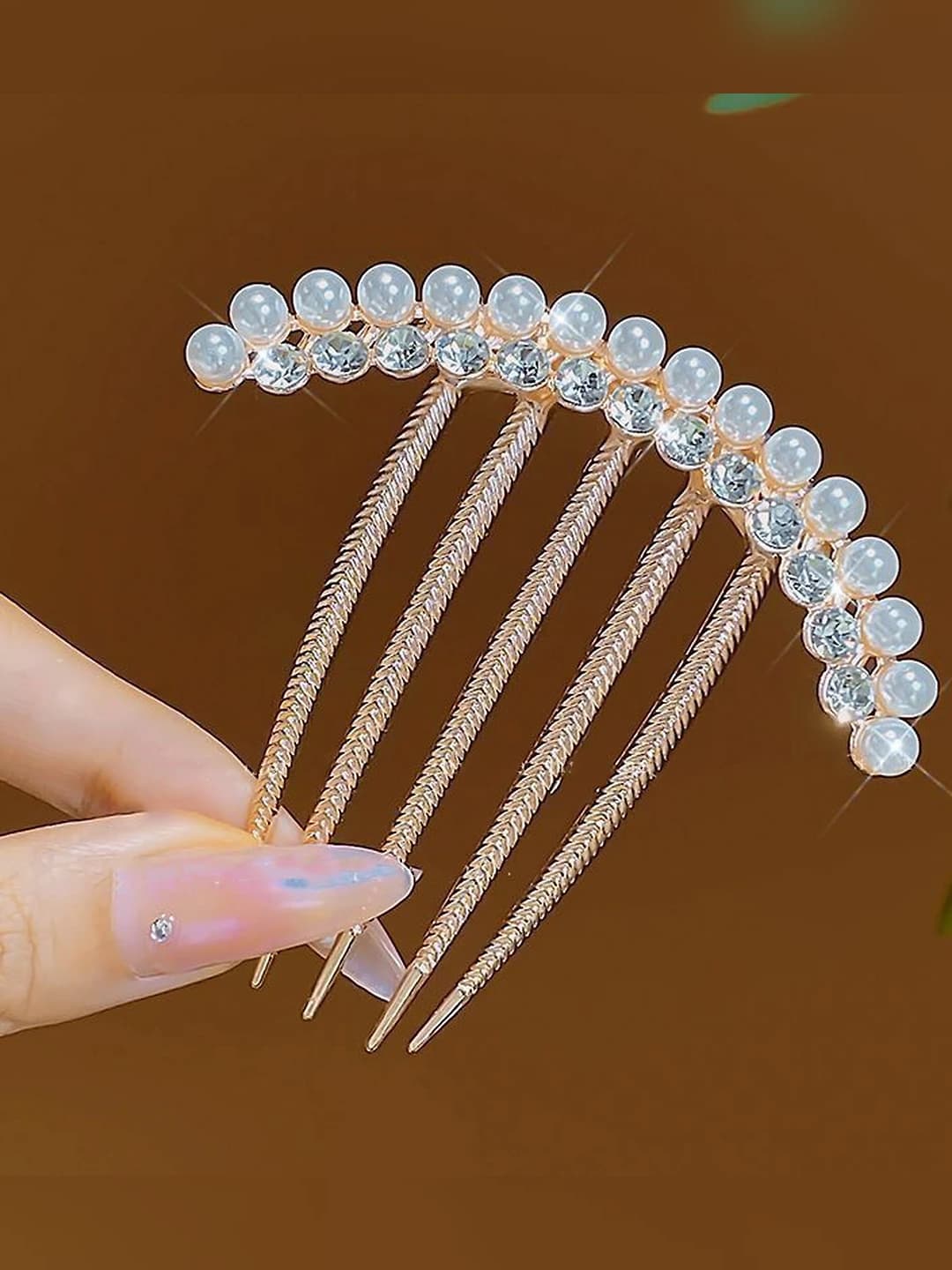 6# Pearl diamond row 7.5 cm