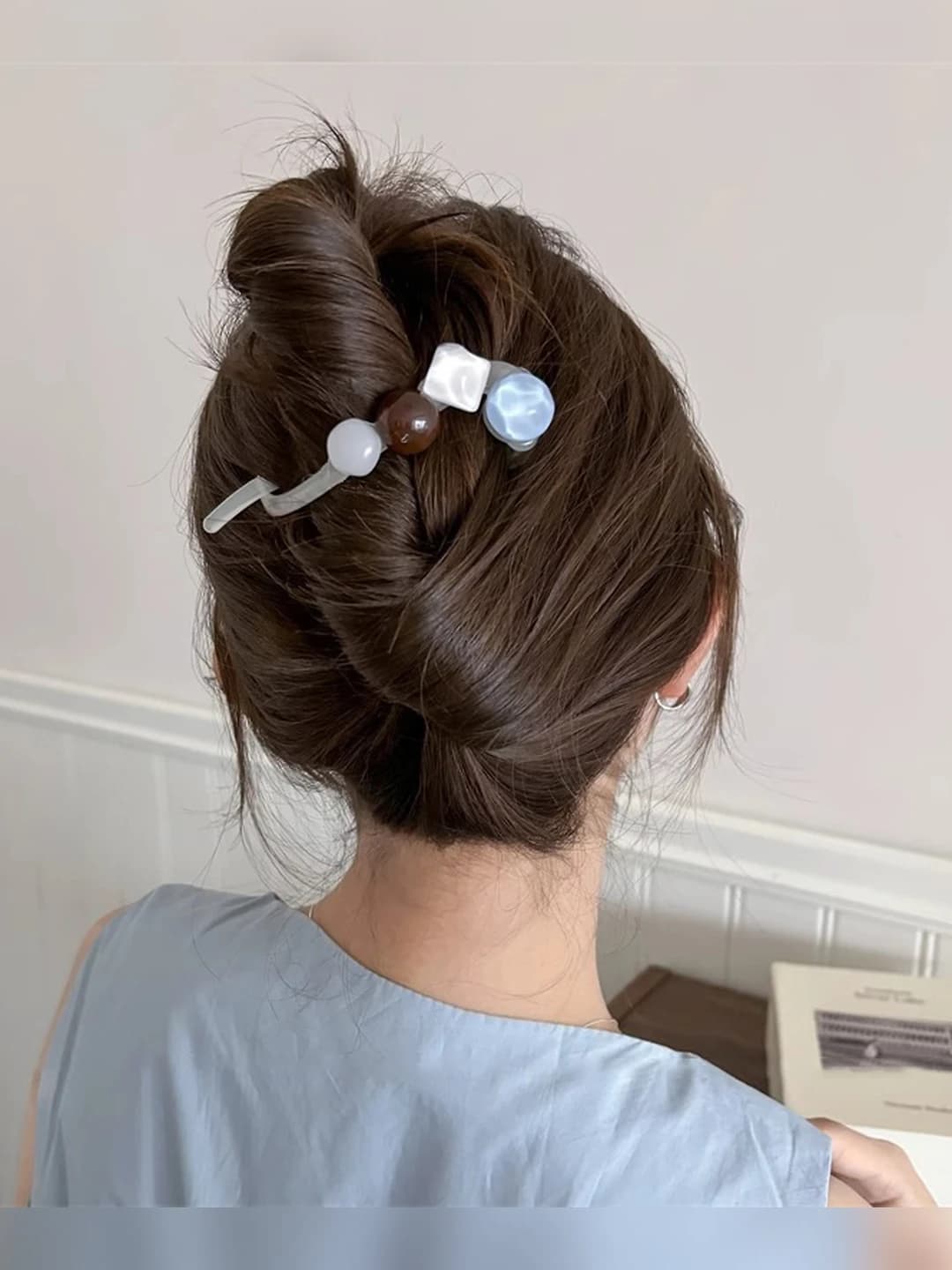 Light blue-white