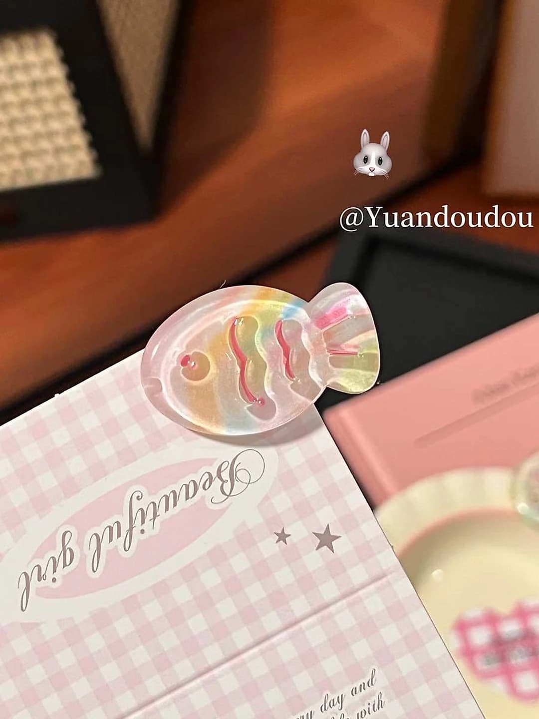 1# Желе macaron рыба зажим 3.2cm