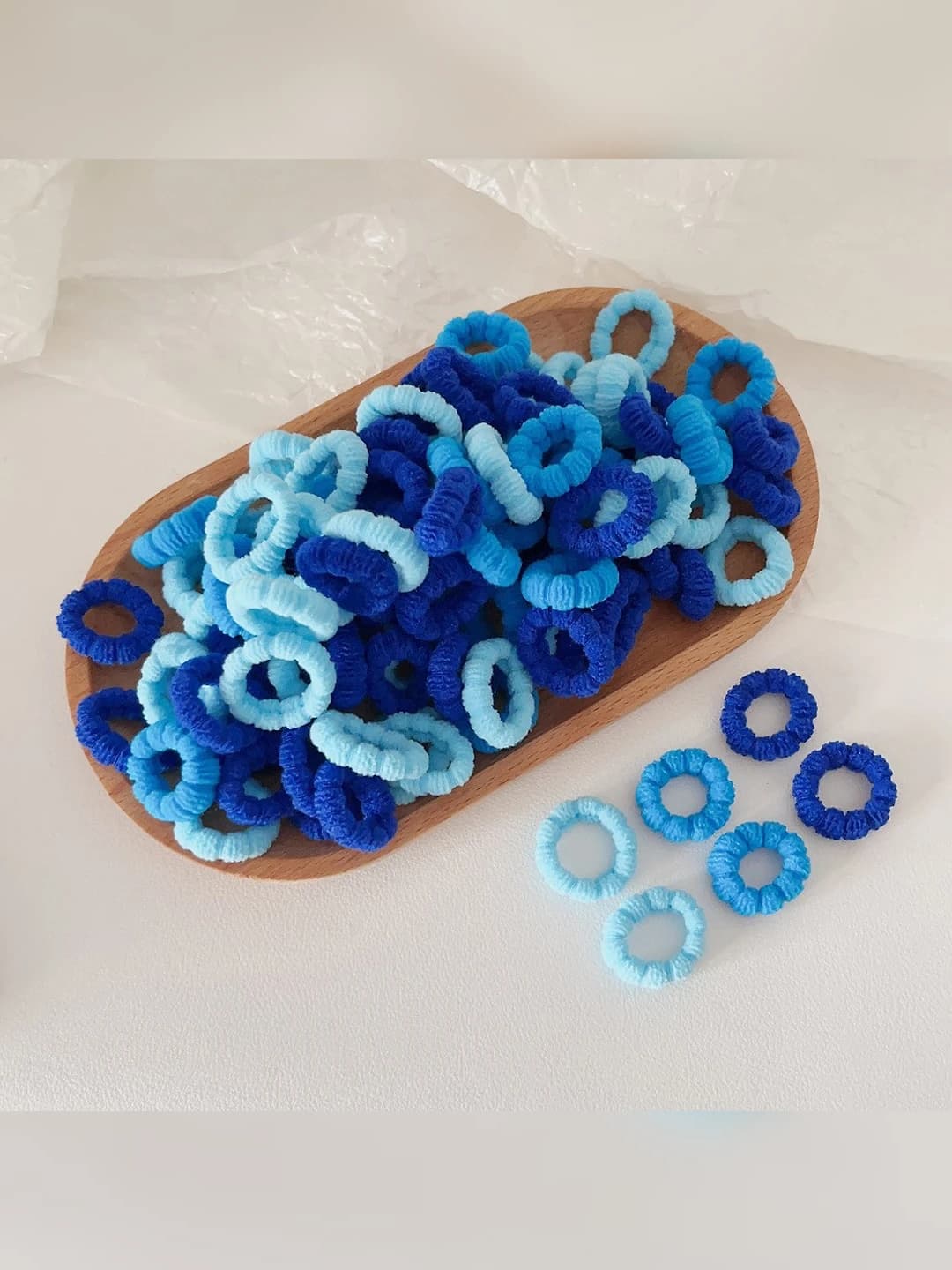 30# Thumb ring blue 100 pcs