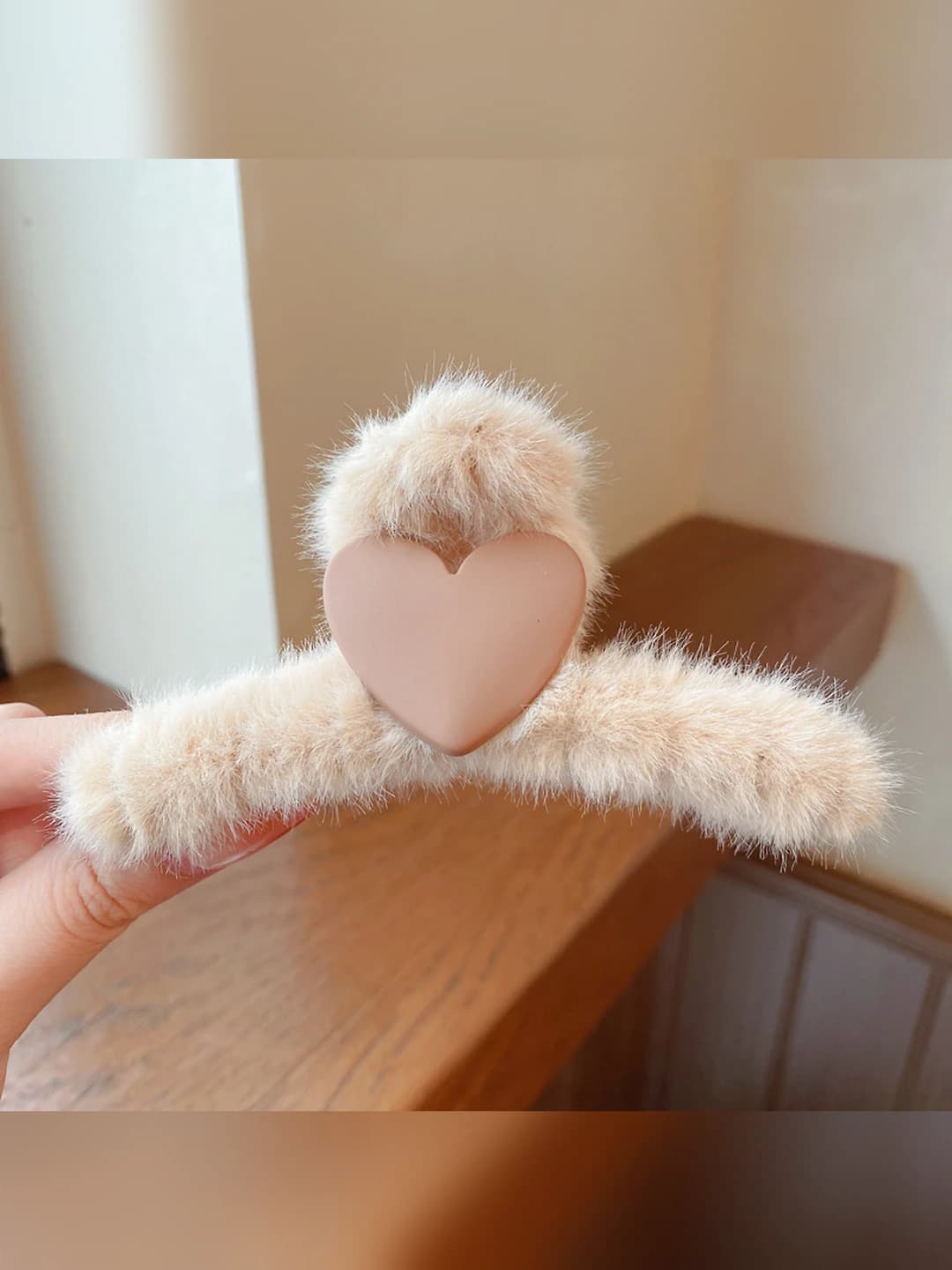 4# Beige-coffee heart