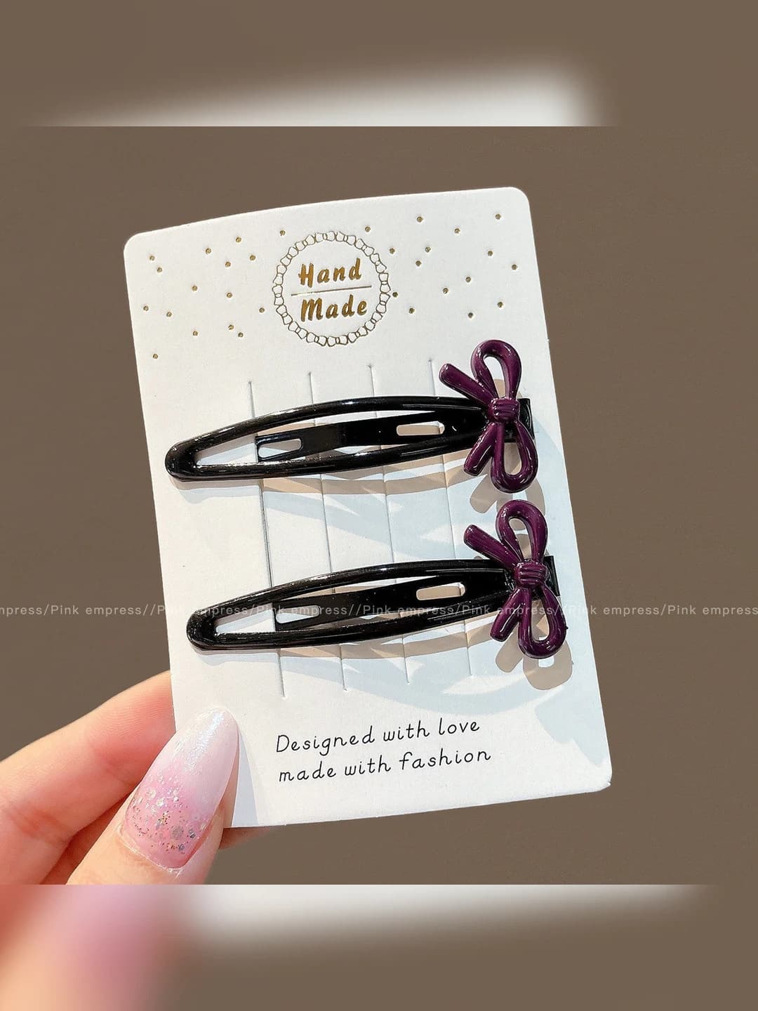 1# Shirin tasma BB qisqich [2 binafsha] ~6 sm