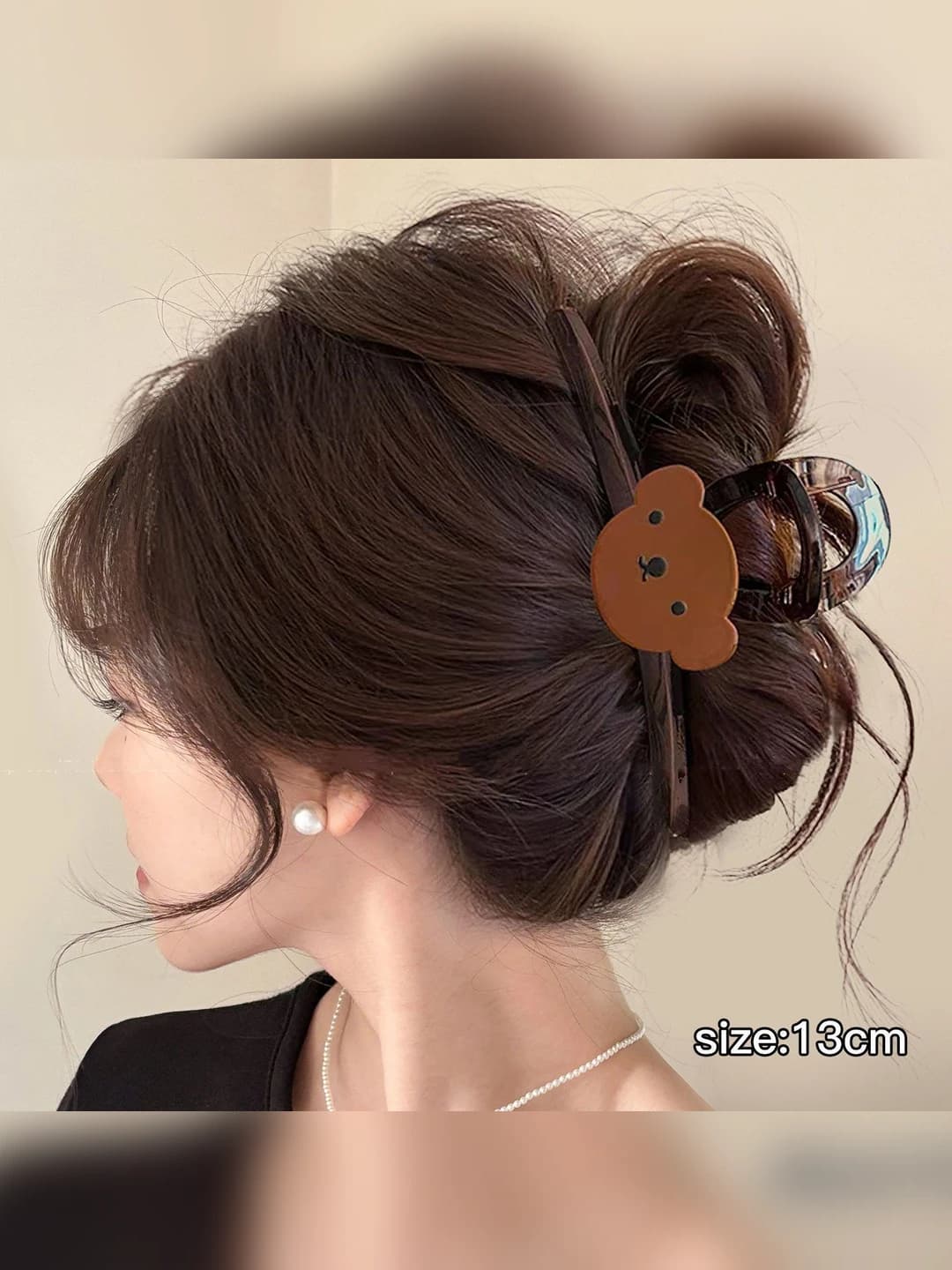 6# Coffee bear clip-13 cm