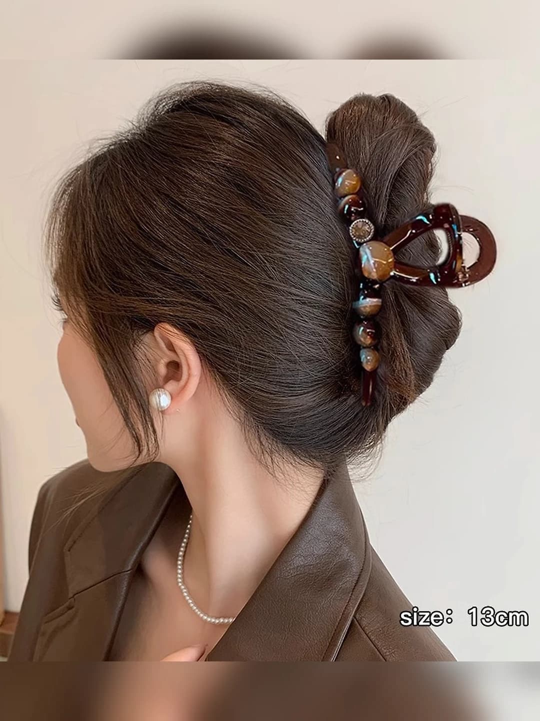 Premium Round Bead Clip, 13 cm