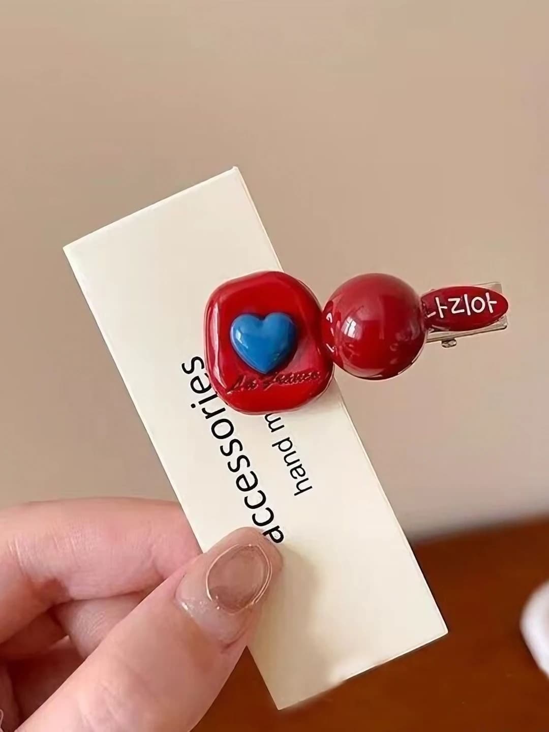 Красный, сердце, 4.5 см
