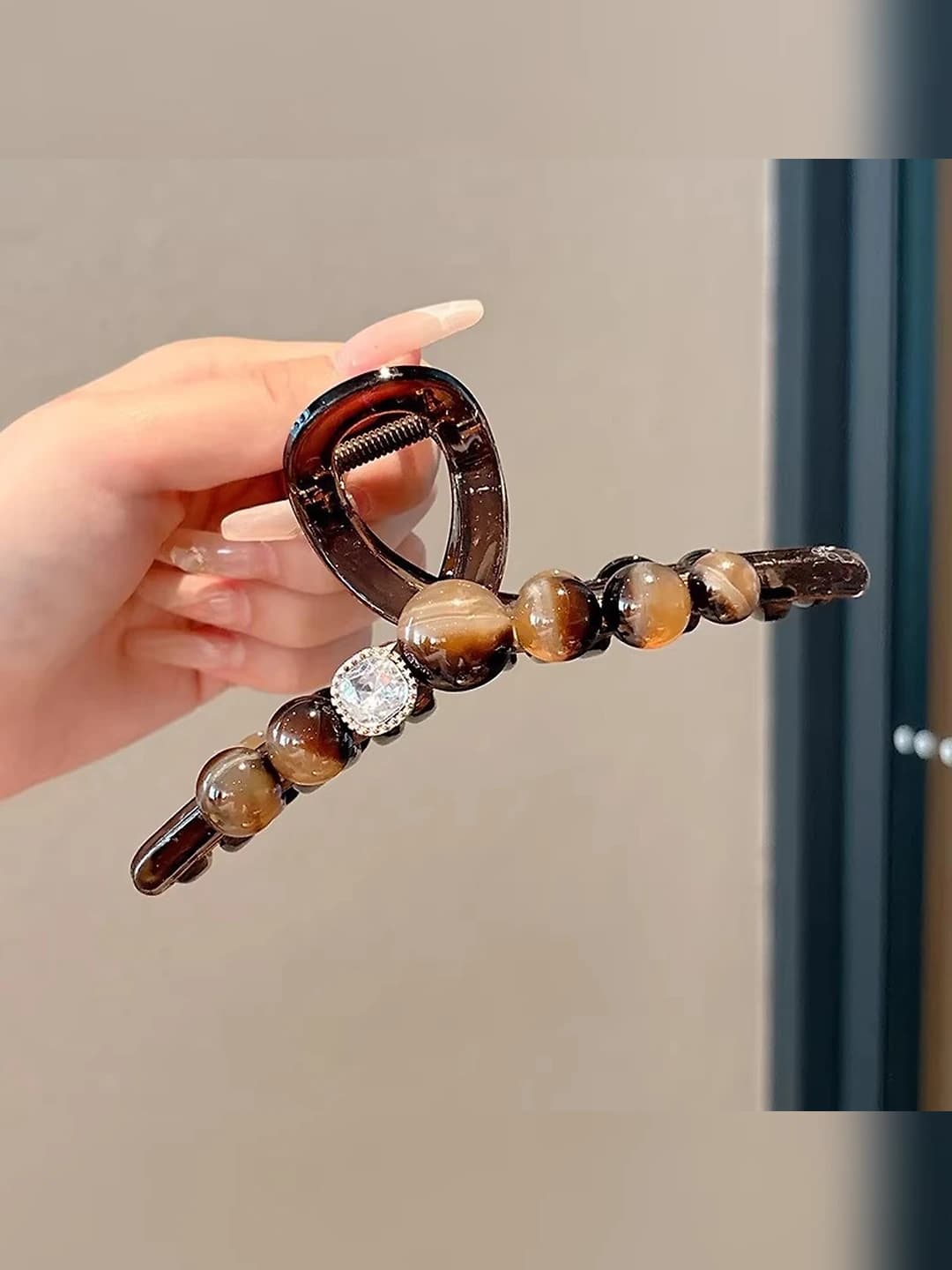 Premium Round Bead Clip, 13 cm