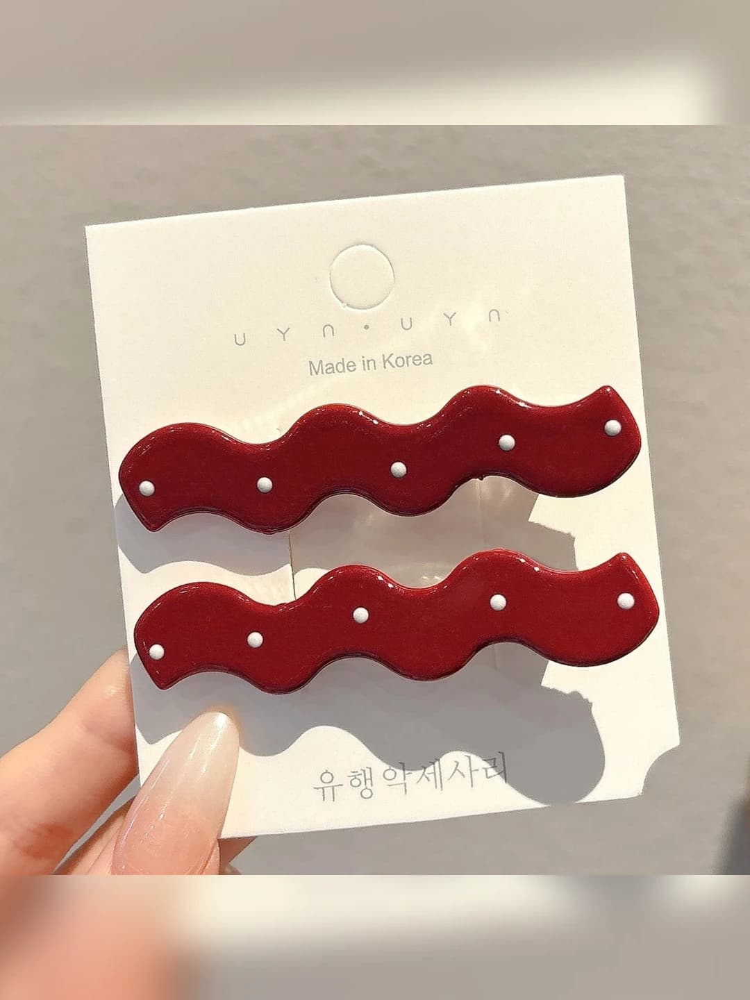 1# Точечный волнистый вариант [1 пара] 6.5 см