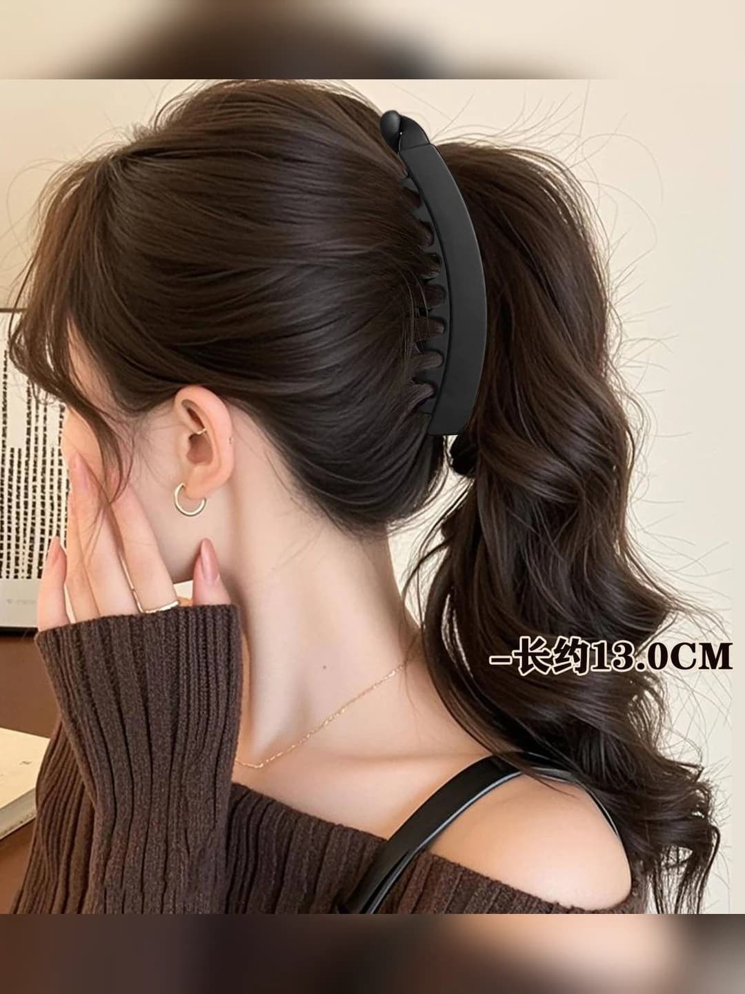 Matte black, 13.5 cm