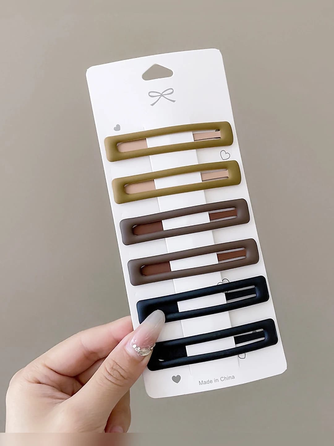 9# Classic, 3 colours, 6-piece set