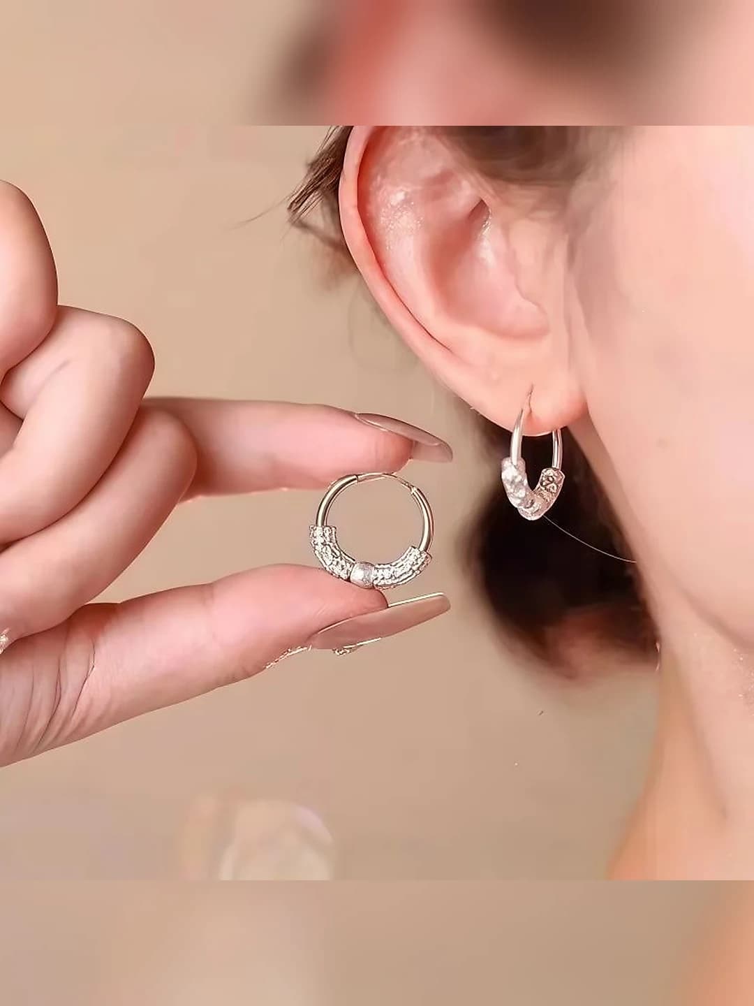 Silver, lucky bead