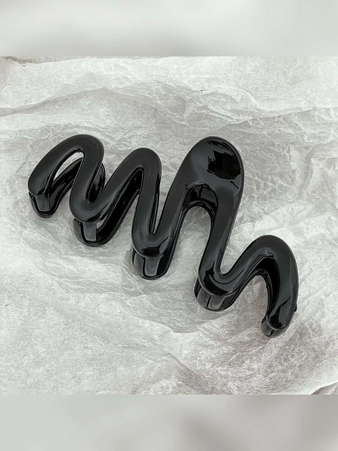 Black glossy 11 cm